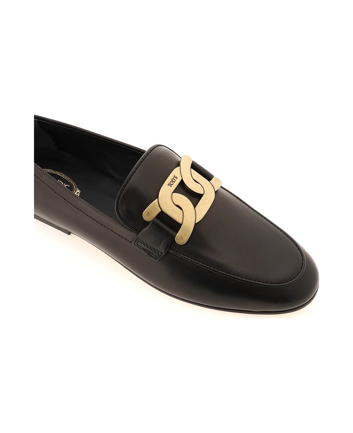 Tod's Kate Leather Loafers - Nero