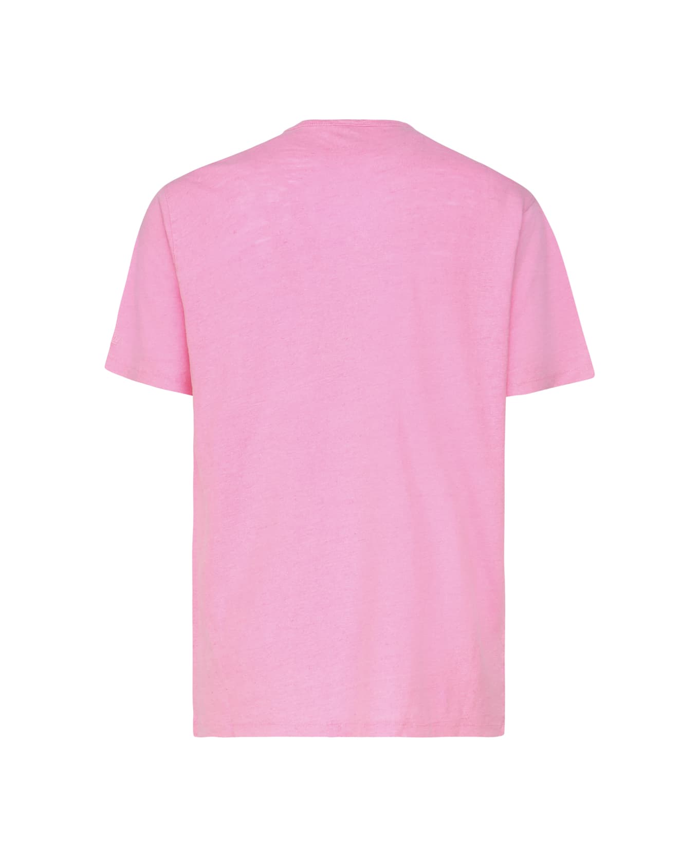 MC2 Saint Barth Ecstasea Linen T-shirt - Pink