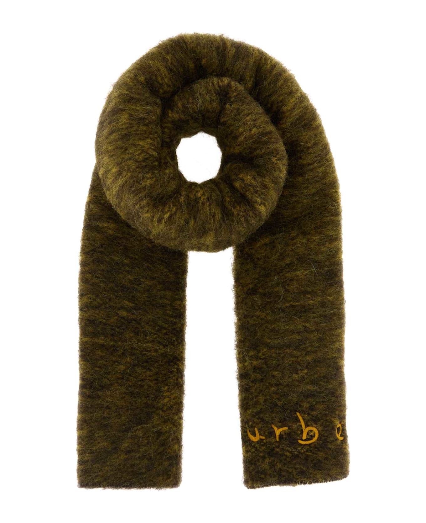 Burberry Two-tone Alpaca Blend Scarf - CROWNYELLOWTREACLE