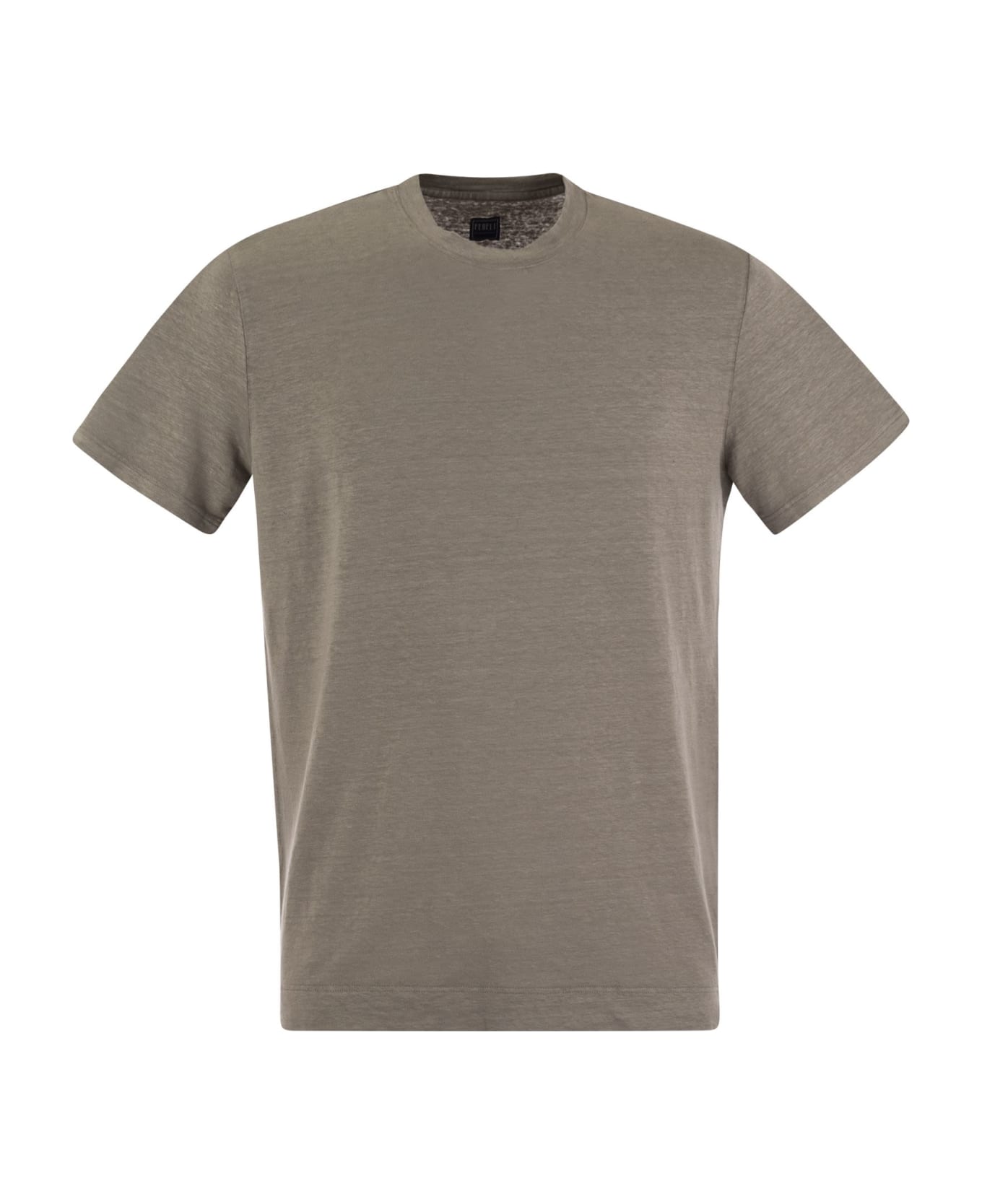Fedeli Linen Flex T-shirt - Grey