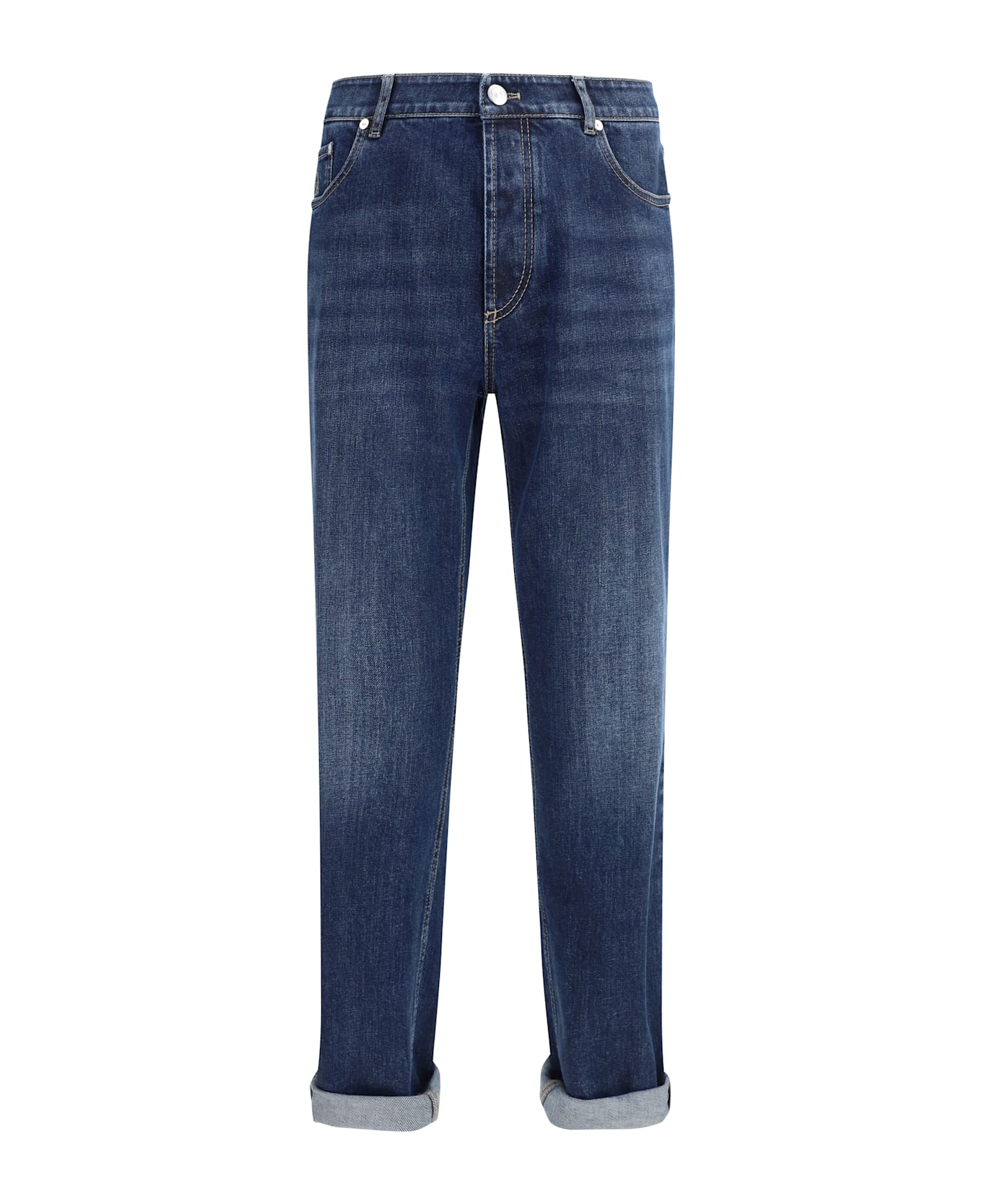 Brunello Cucinelli Straight Jeans - Denim scuro