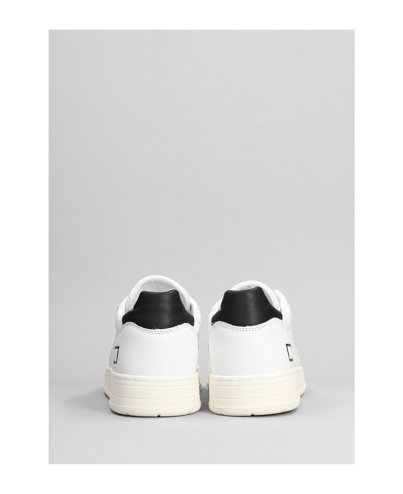 D.A.T.E. Court Sneakers In White Leather - white