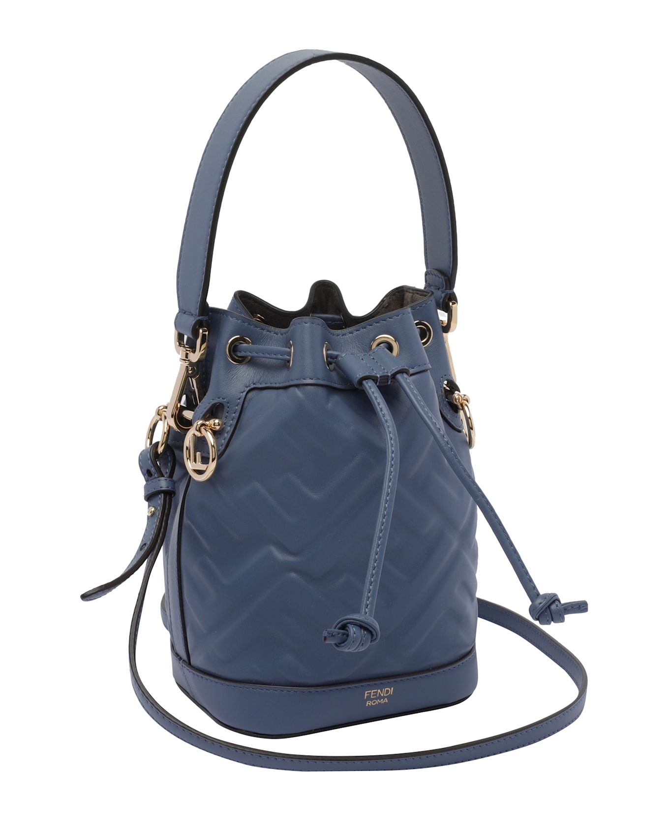 Fendi Mini Mon Tresor Leather Bucket Bag - A Mirto+os