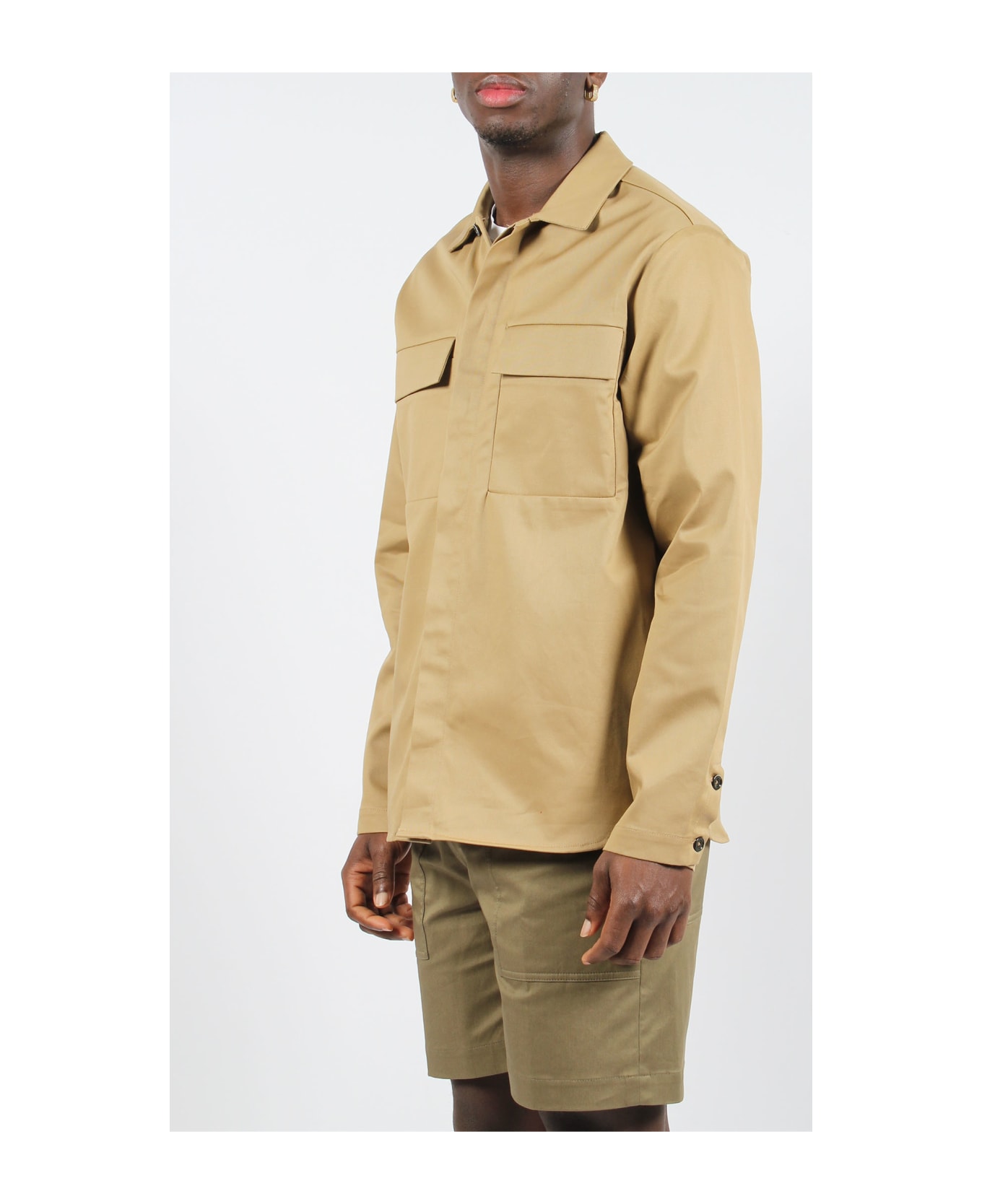 Nine in the Morning Frud Raw Shirt - Brown