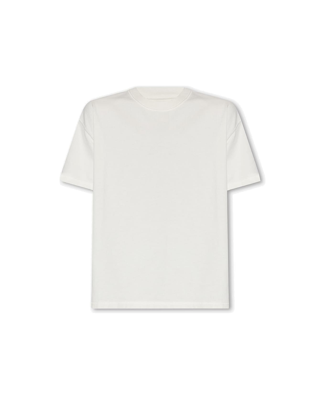 Bottega Veneta Short Sleeved Crewneck T-shirt - Chalk