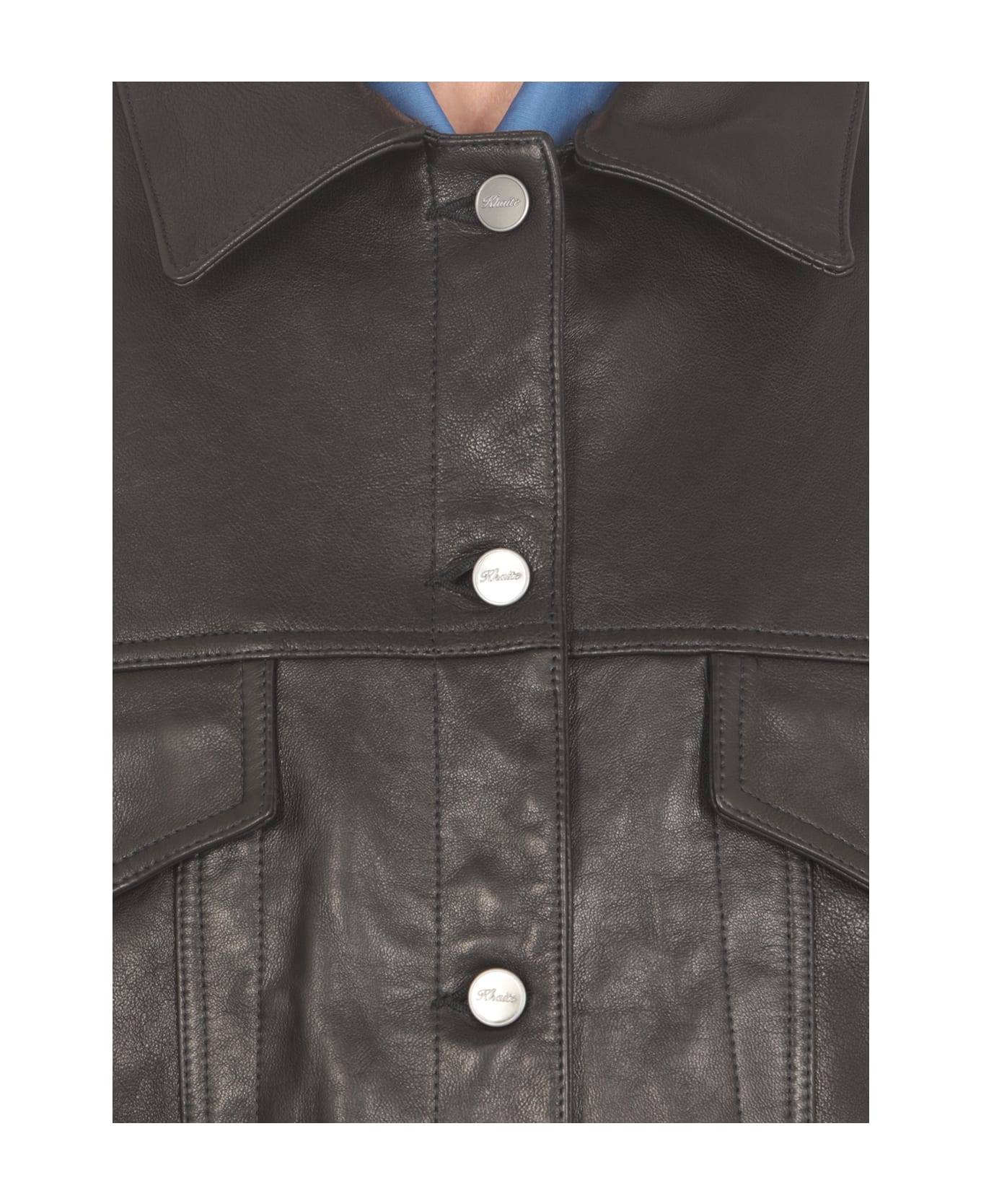 Khaite Leather Jacket - Black