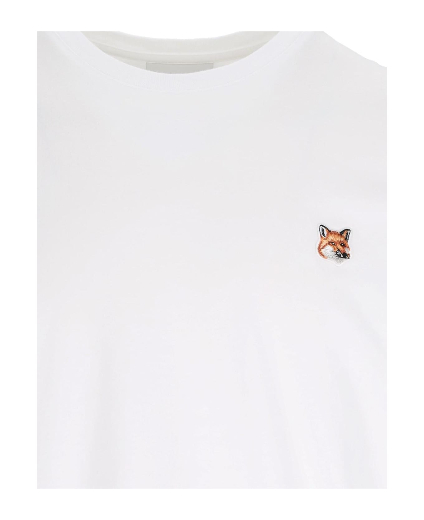 Maison Kitsuné 'fox Head' T-shirt - White