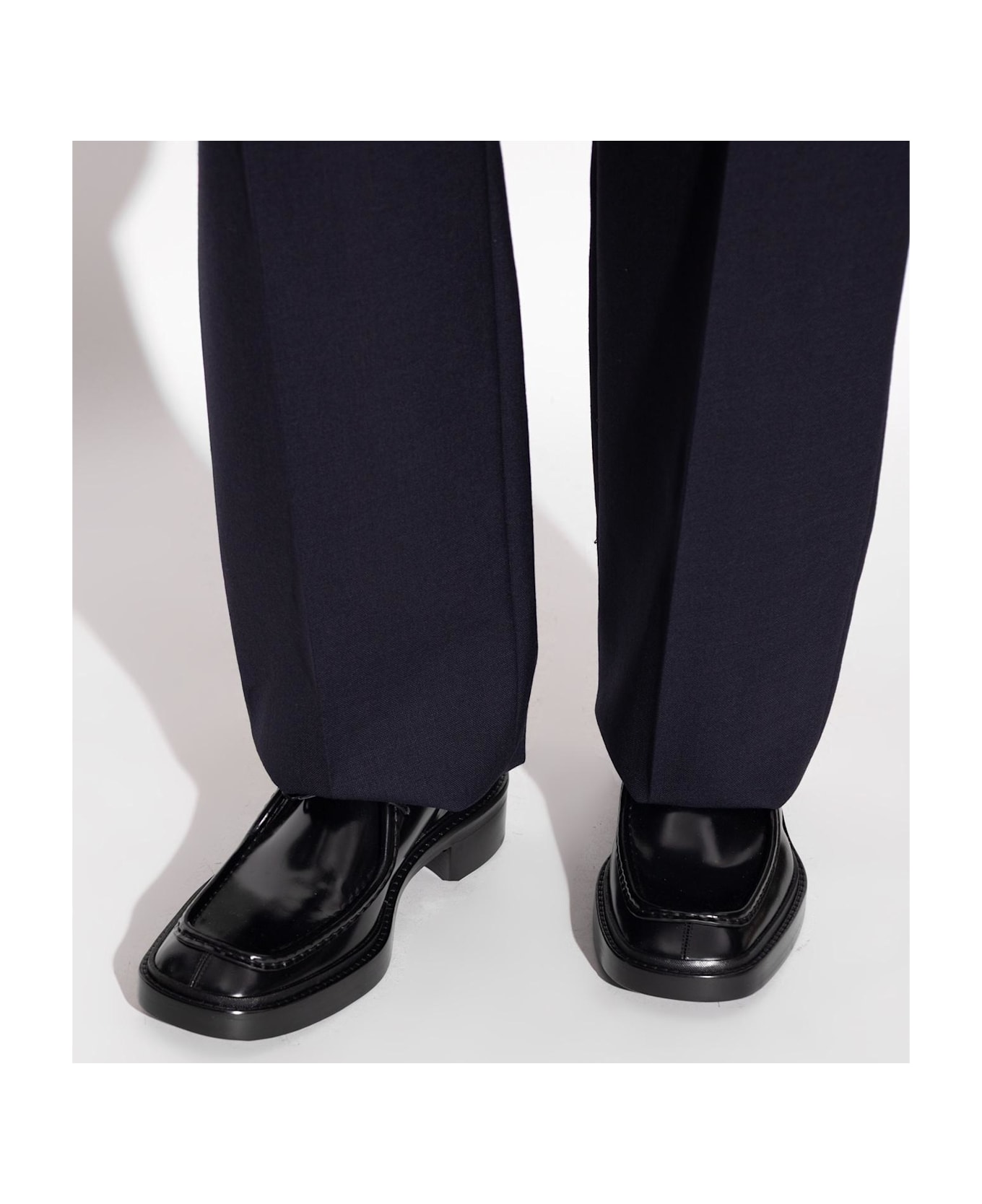 Saint Laurent Leather Shoes 
new Bourbon
 - BLACK