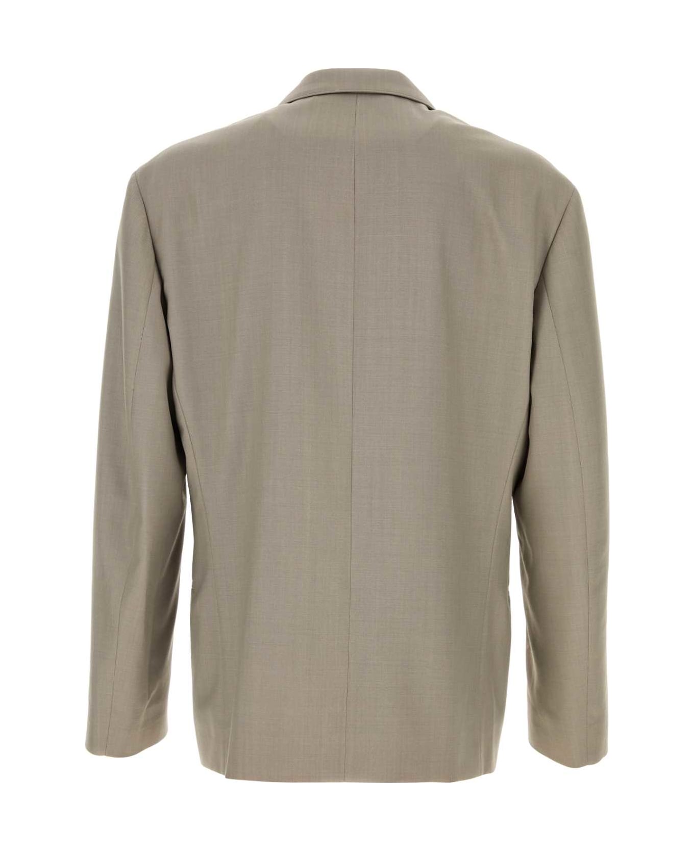 Lemaire Light Grey Jersey Blazer - LIGHTTAUPE