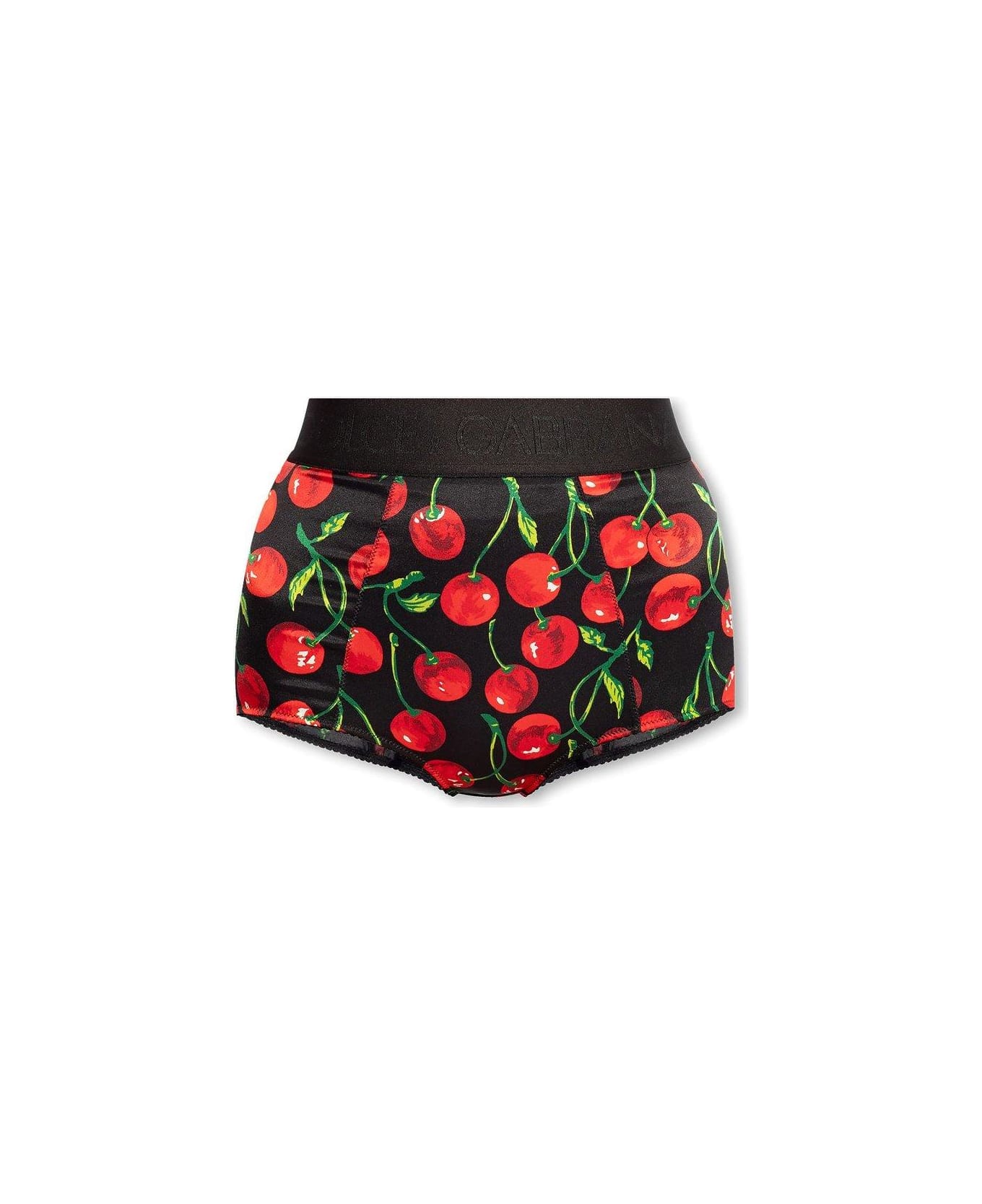 Dolce & Gabbana High Rise Underwear Shorts - Nero