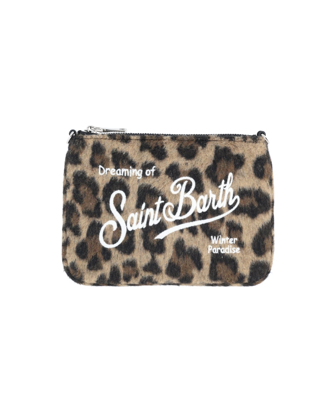 MC2 Saint Barth "parisienne Mini Felt" Bag - ANIMALIER