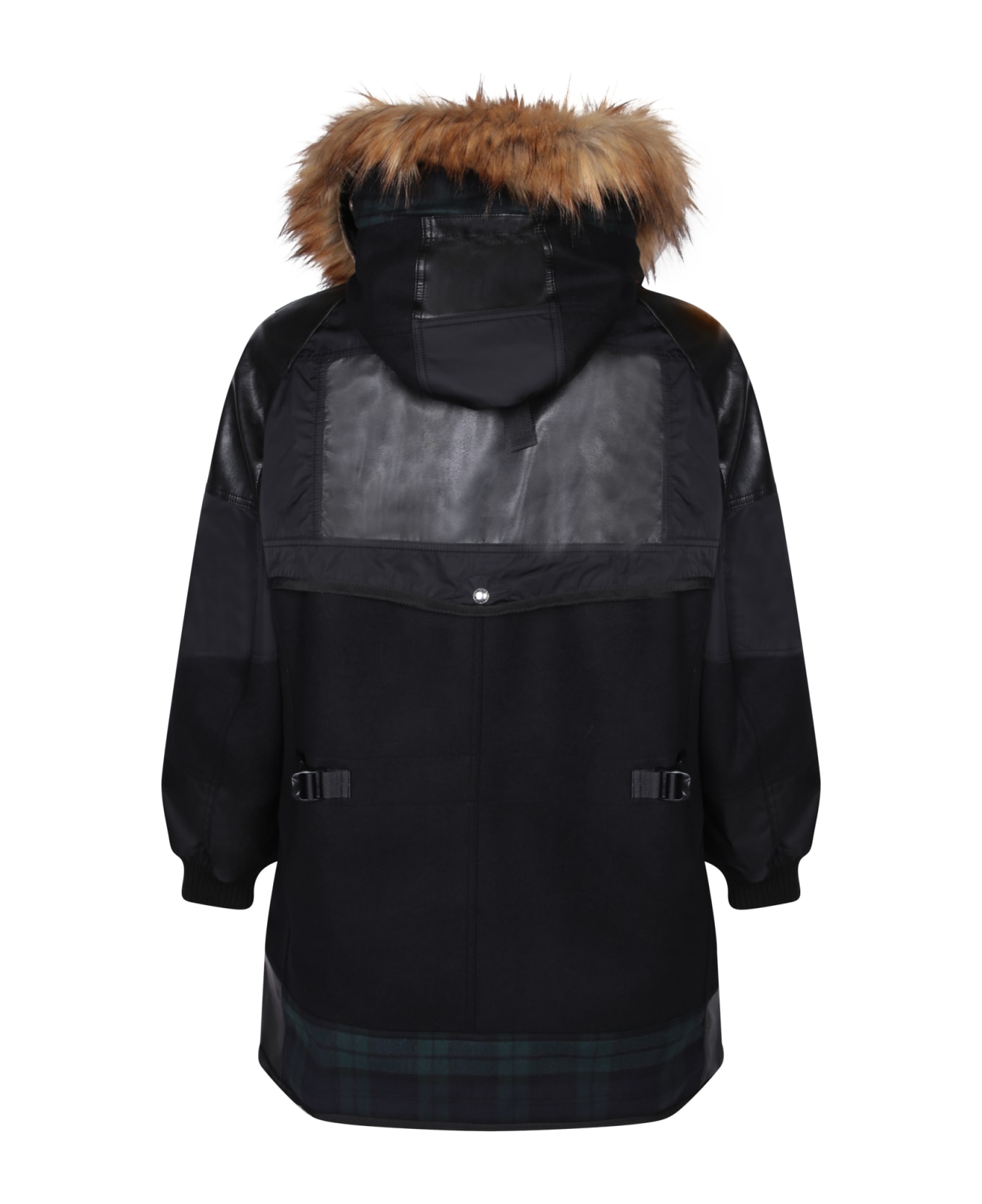 Junya Watanabe Panelled Design Black Jacket - Black