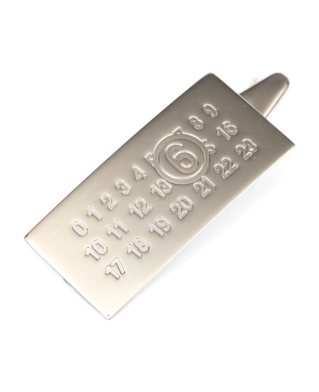 MM6 Maison Margiela Logo Pin - Silver