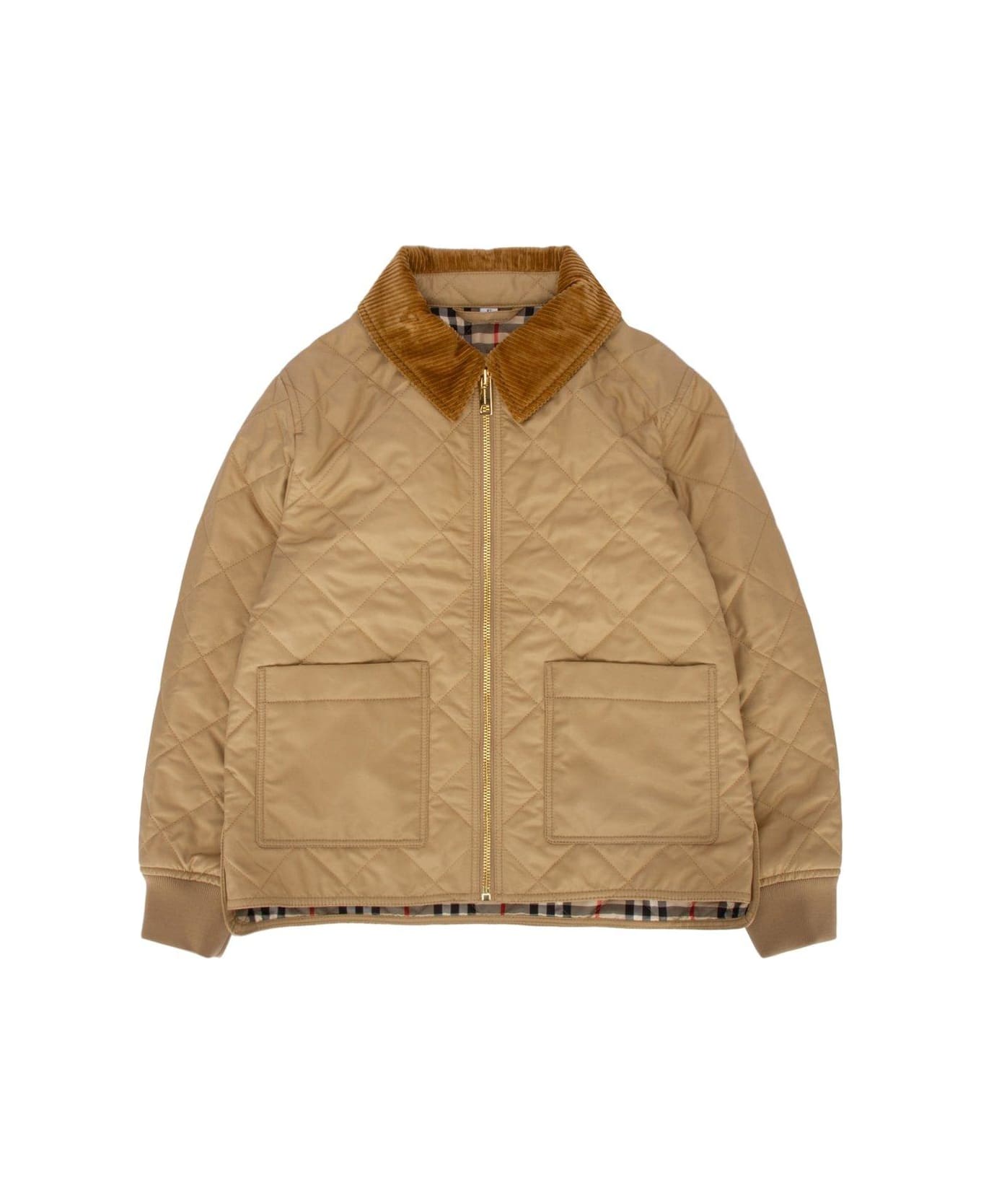 Burberry Quilted Zipped Jacket - Archive beige コート＆ジャケット