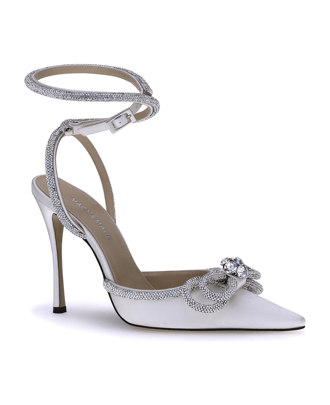 Mach 
Mach Silk Pumps With Double Bow