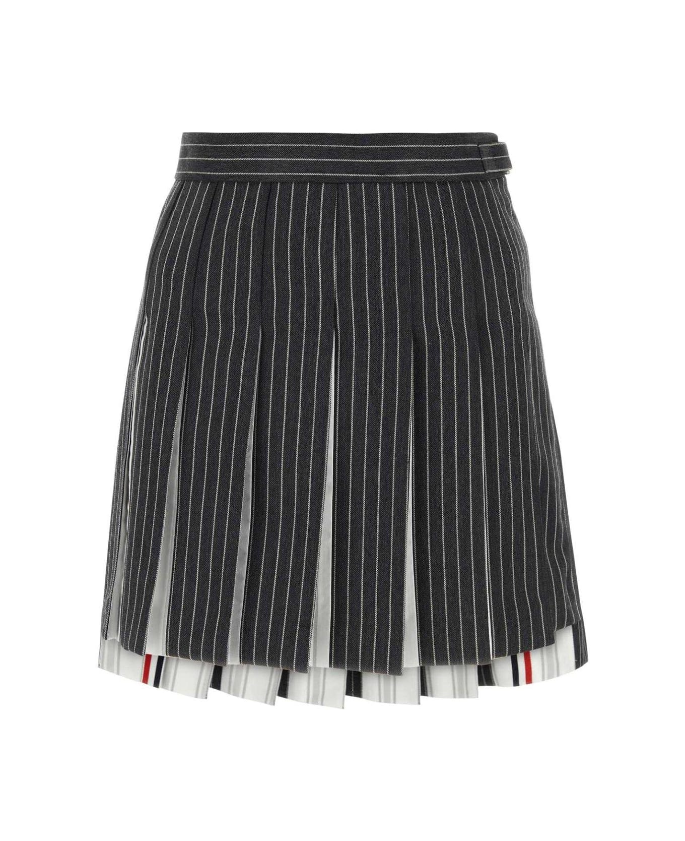 Thom Browne Pleated Skirt - GREY