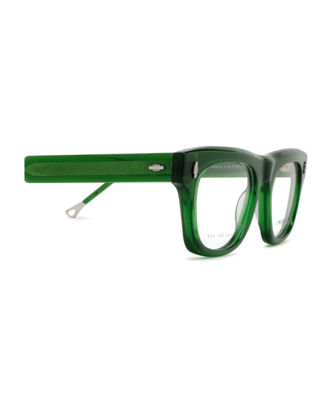 Eyepetizer Marcello Transparent Green Glasses - Transparent Green