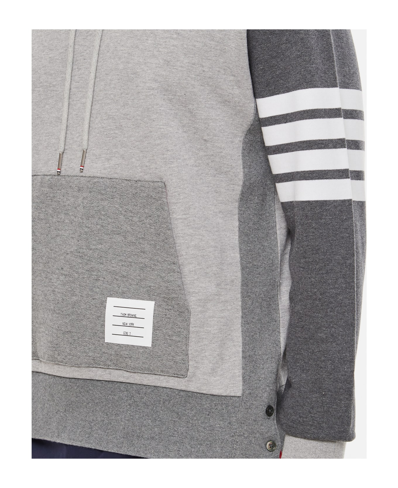 Thom Browne Hoodie Pullover - TONAL GREY