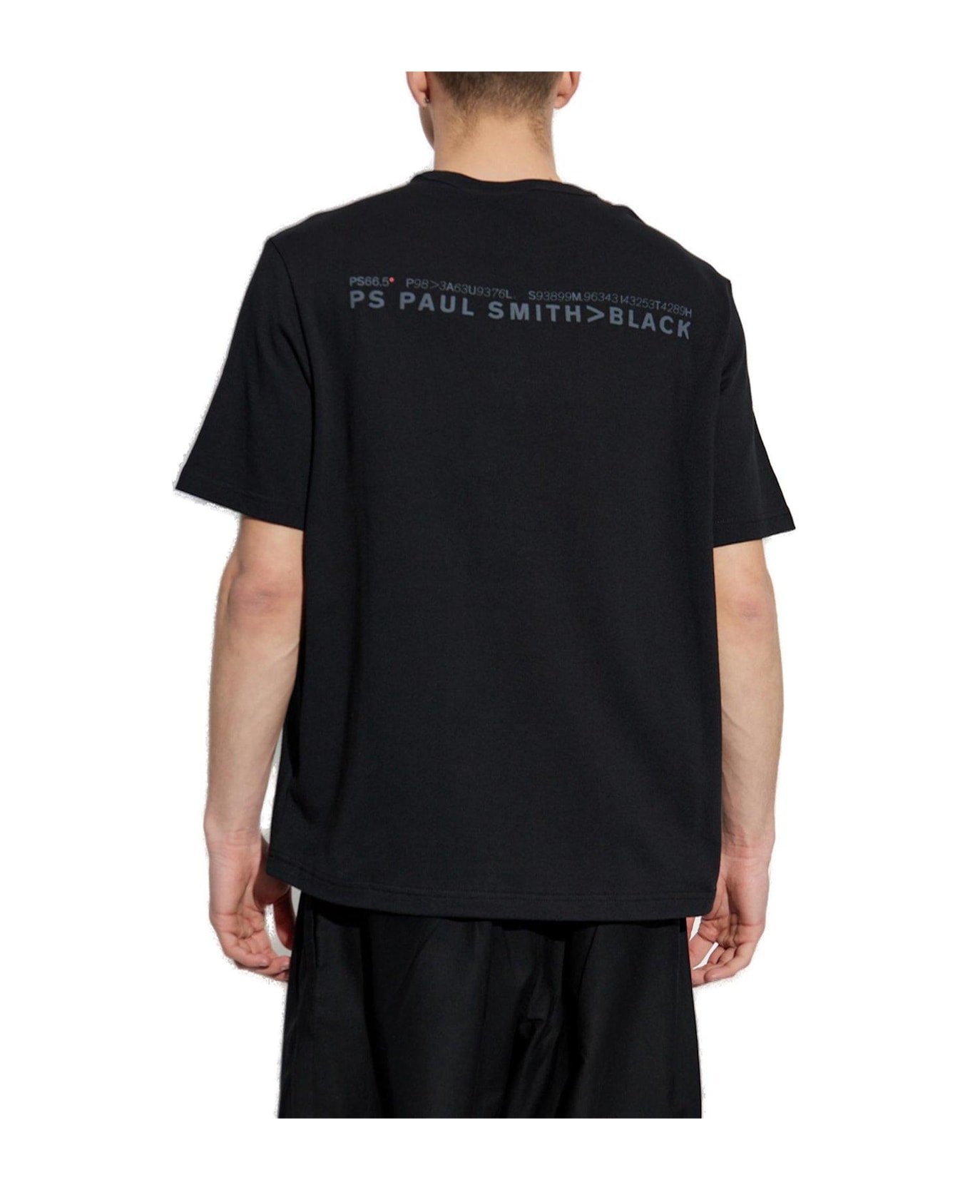 Paul Smith Skull Printed Crewneck T-shirt - Black