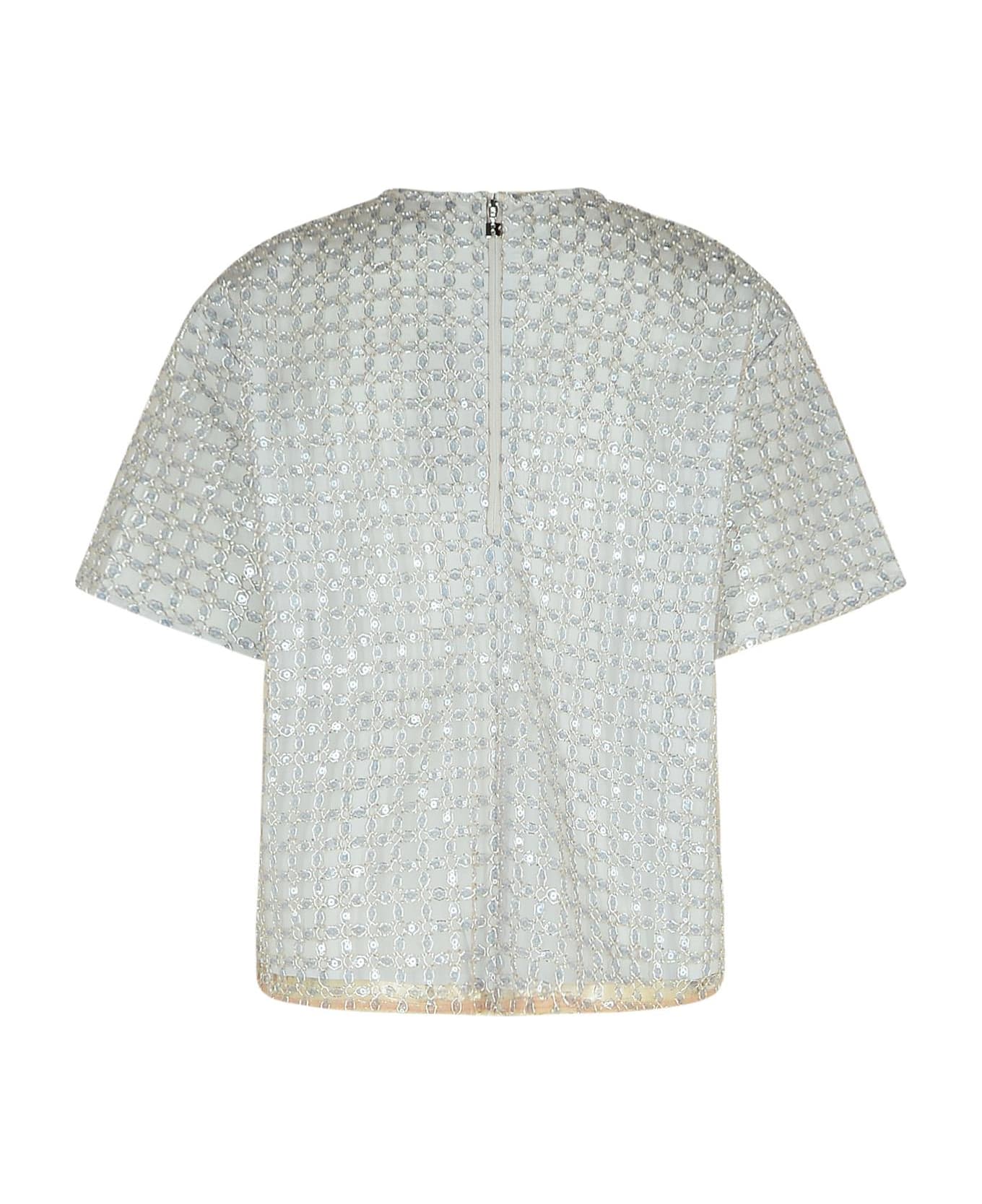 Rotate by Birger Christensen Polyester T-shirt - Beige