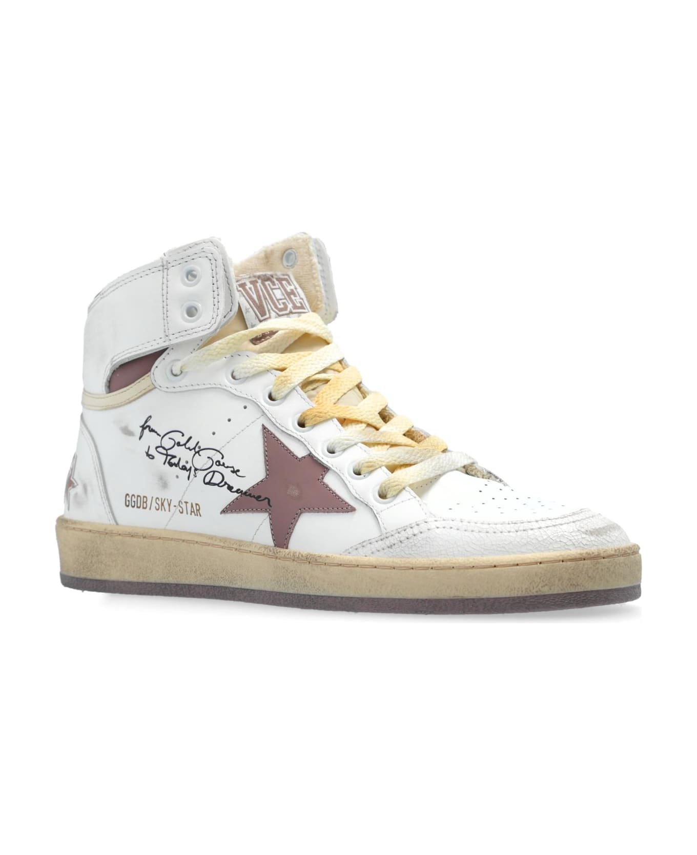 Golden Goose Sneakers Sky Star - WHITE/PINK/BEIGE