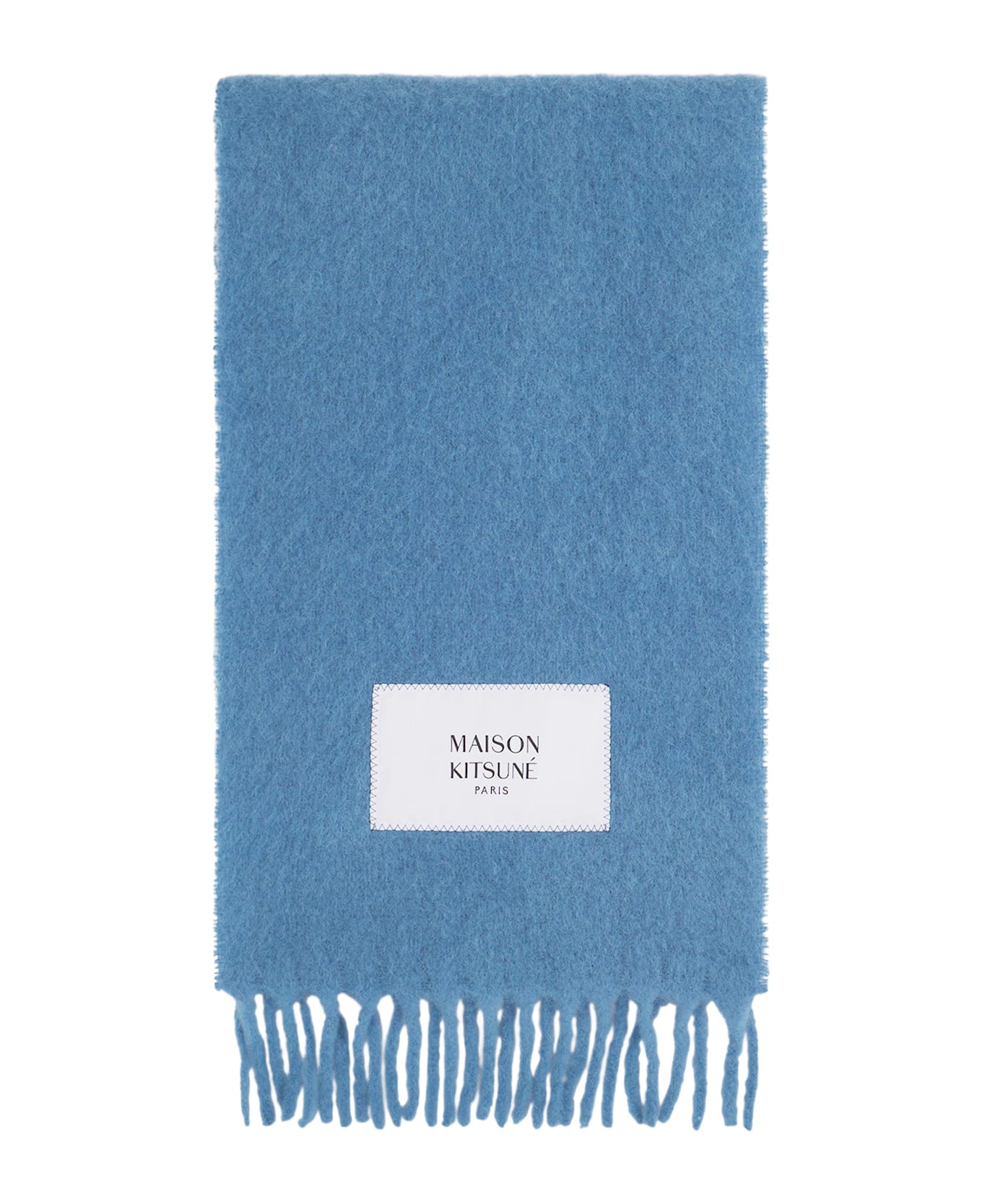 Maison Kitsuné Maison Kitsune' Scarfs - POWDER BLUE
