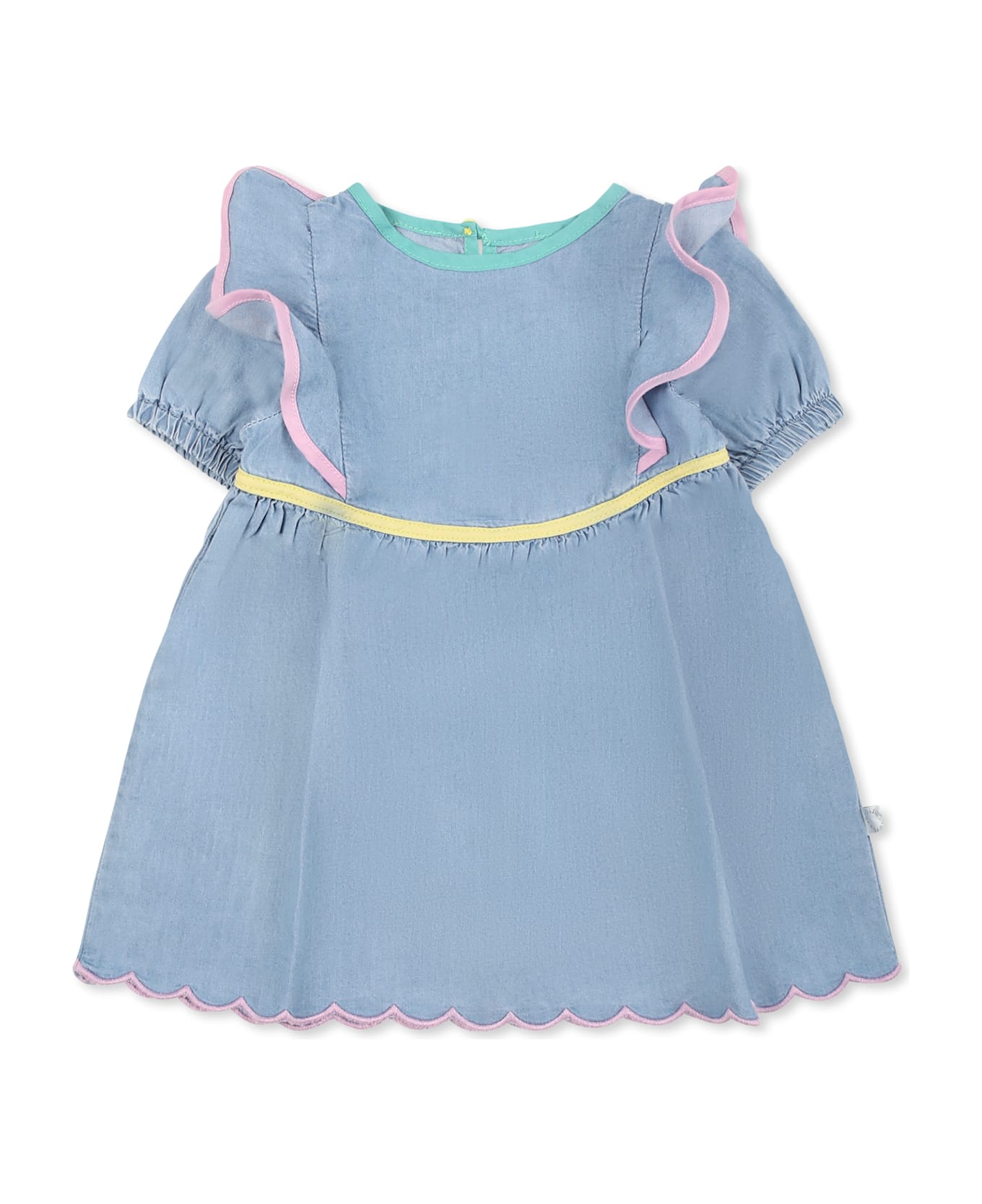 Stella McCartney Kids Denim Dress For Baby Girl - Denim