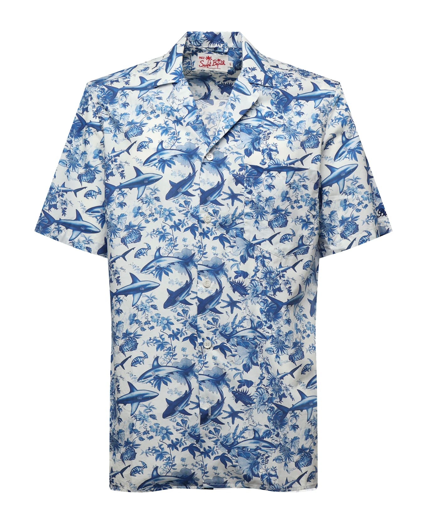 MC2 Saint Barth Kalea Shirt With Shark Print