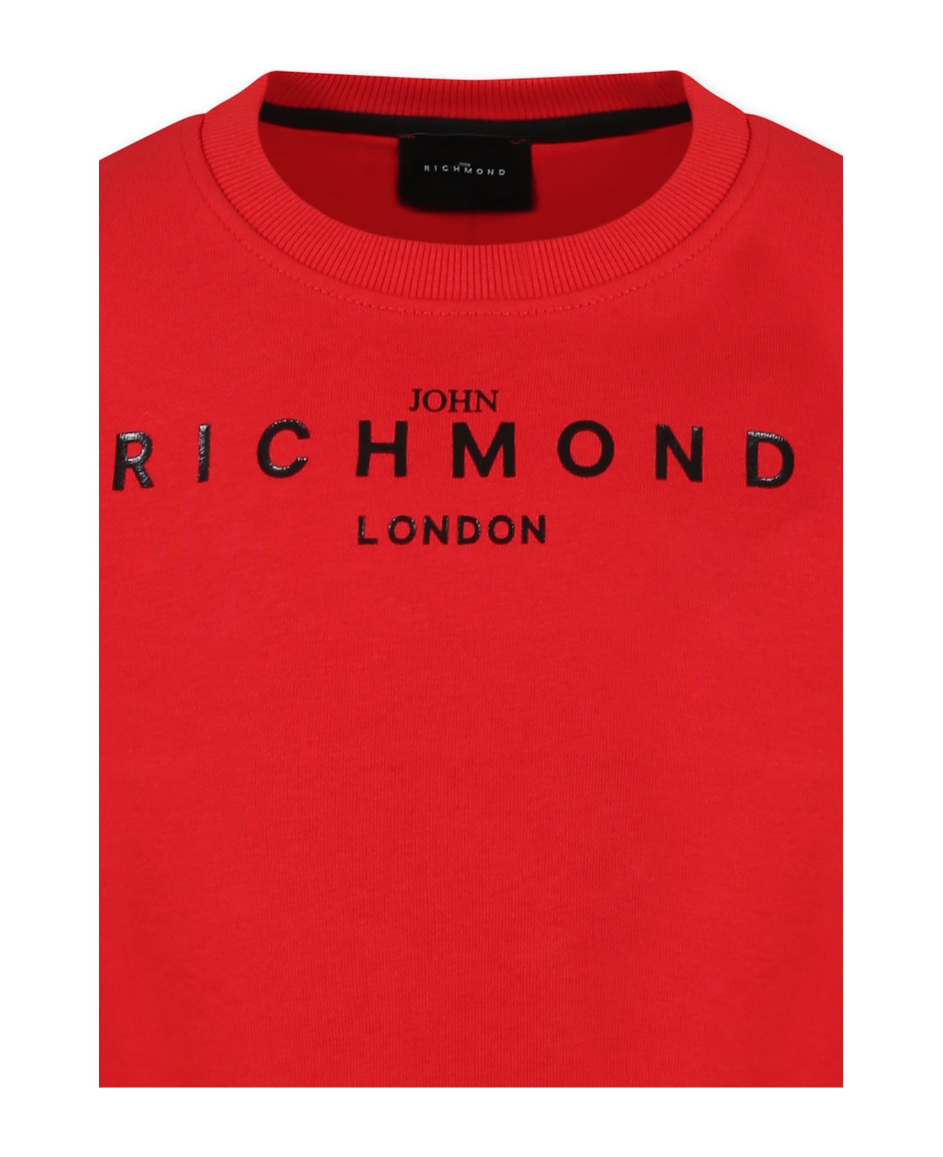 Richmond Red Sweatshirt For Kids With Logo - Red