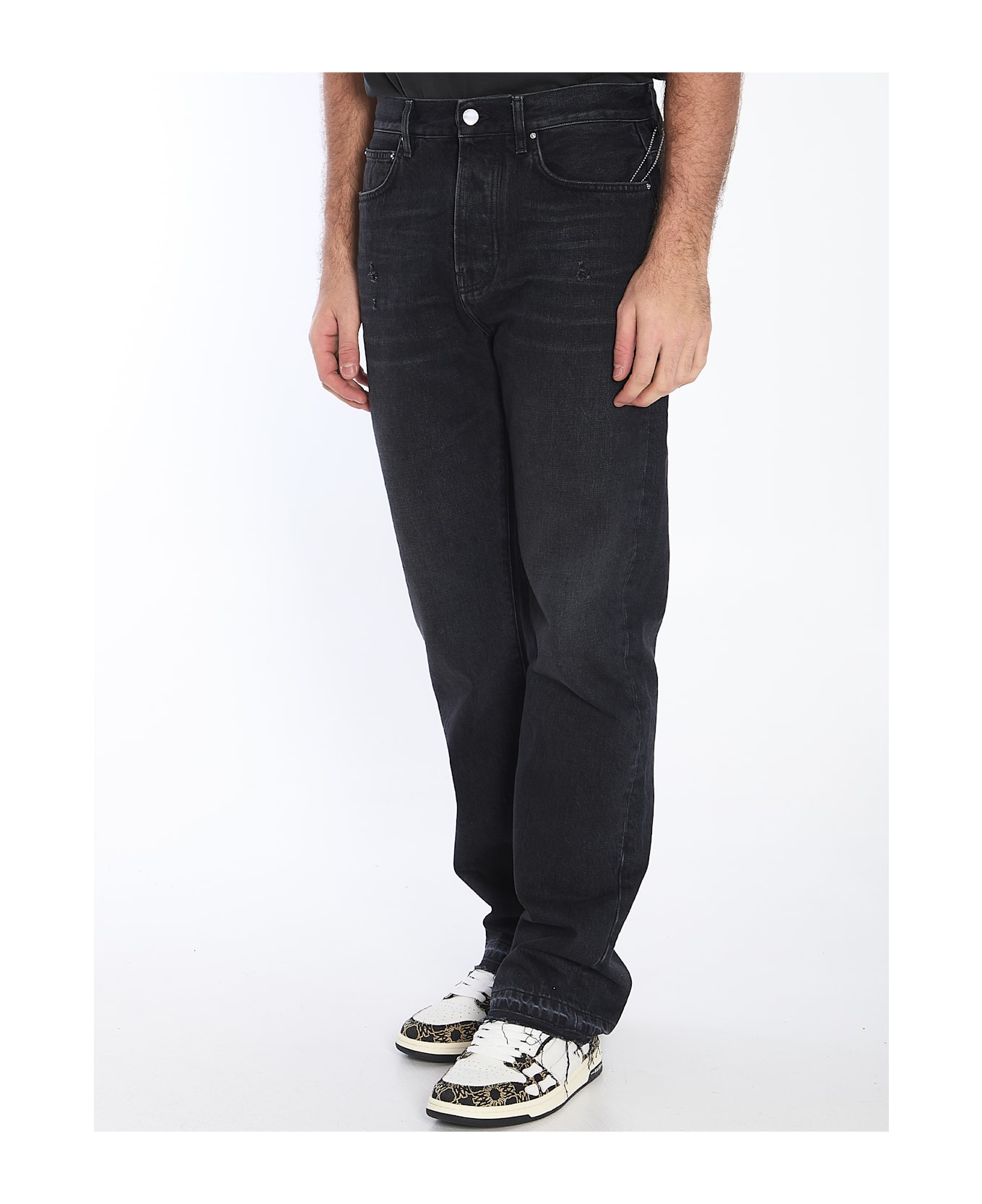 AMIRI Released Hem Jeans - BLACK