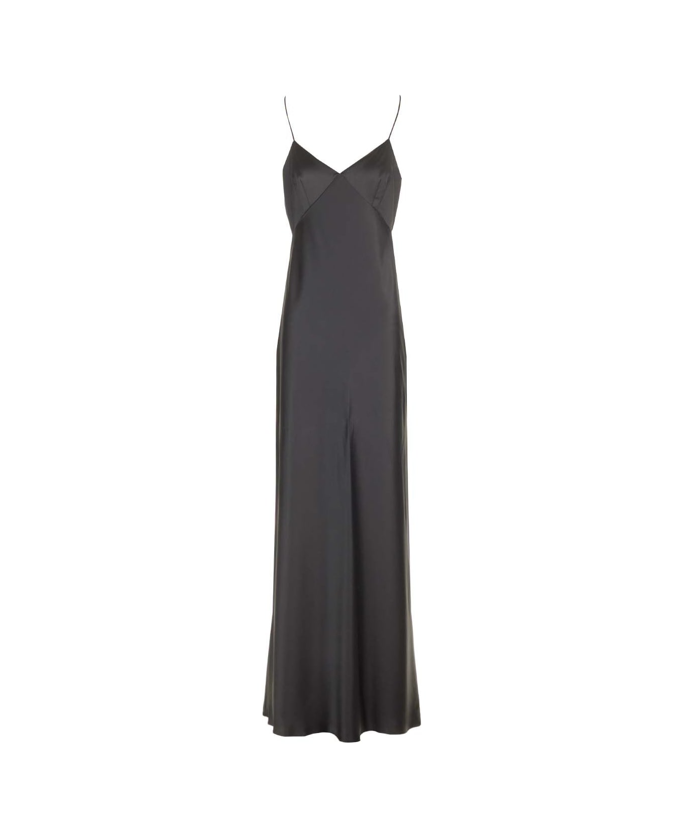 Max Mara "riccio" Slip Dress - Black