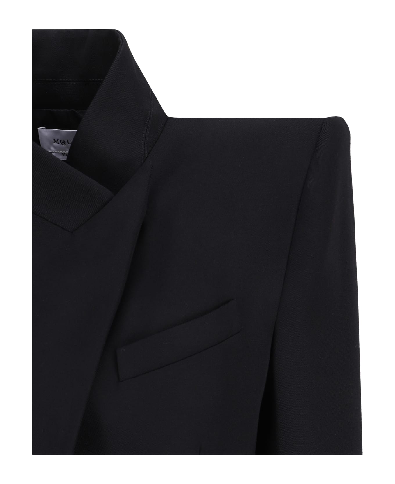 Alexander McQueen Black Wool Blazer | italist
