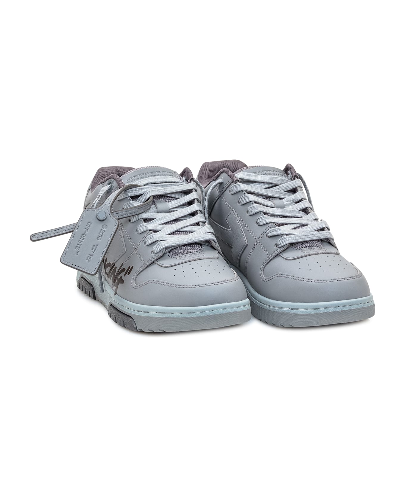 Off-White Out Of Office For Walking Sneaker - GREY-BLACK