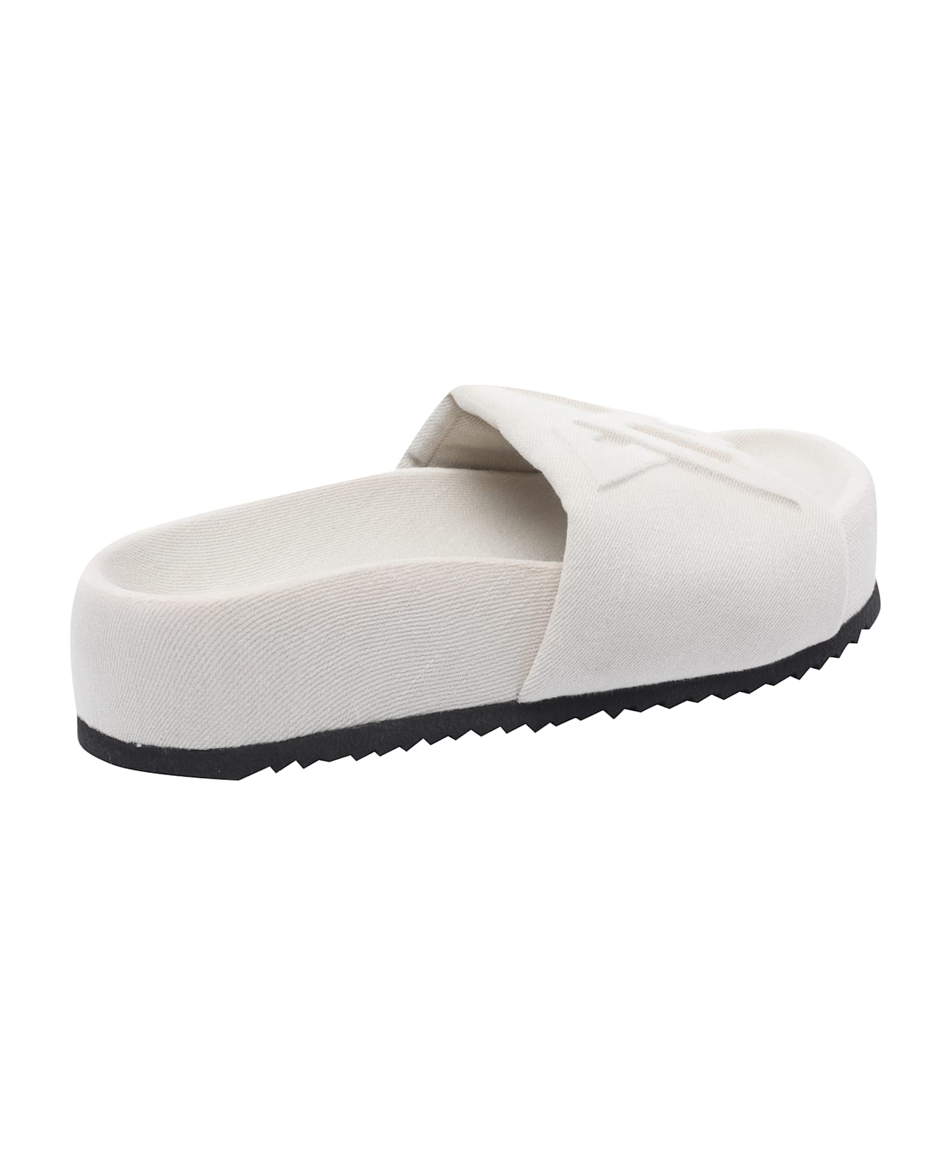 Vic Matié Denim 102 Sandals - White