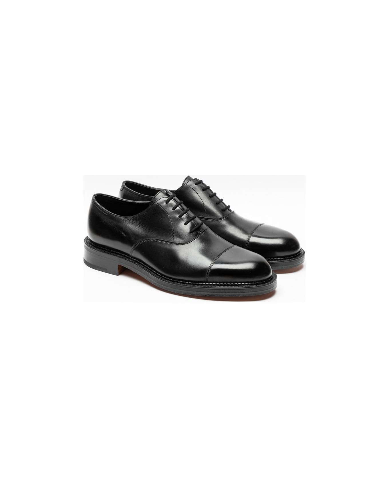 John Lobb City 2 New Standard Black Calf Oxford Shoe