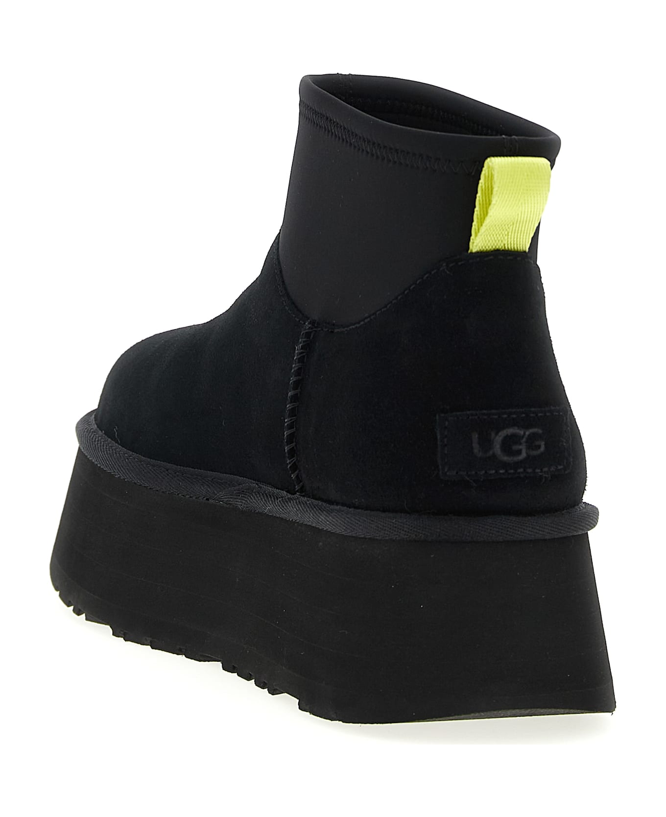 UGG 
classic Mini Dipper
 Ankle Boots - BLACK
