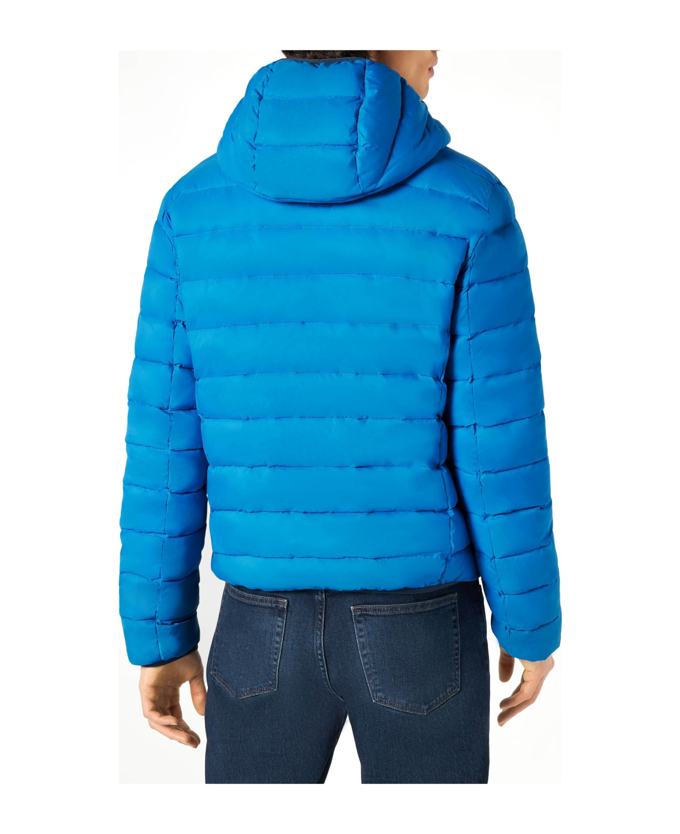 MC2 Saint Barth Man Double Face Down Jacket Courchevel - BLUE