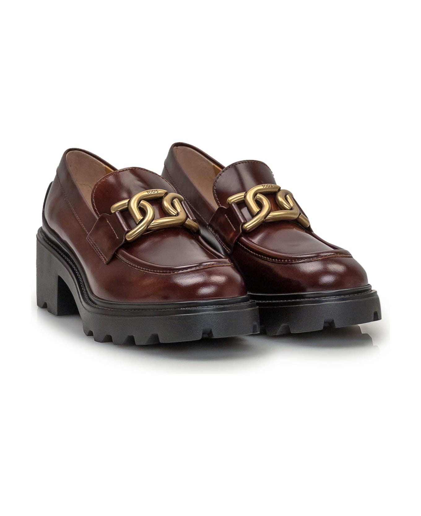Tod's Platform Loafers - Brown ハイヒール