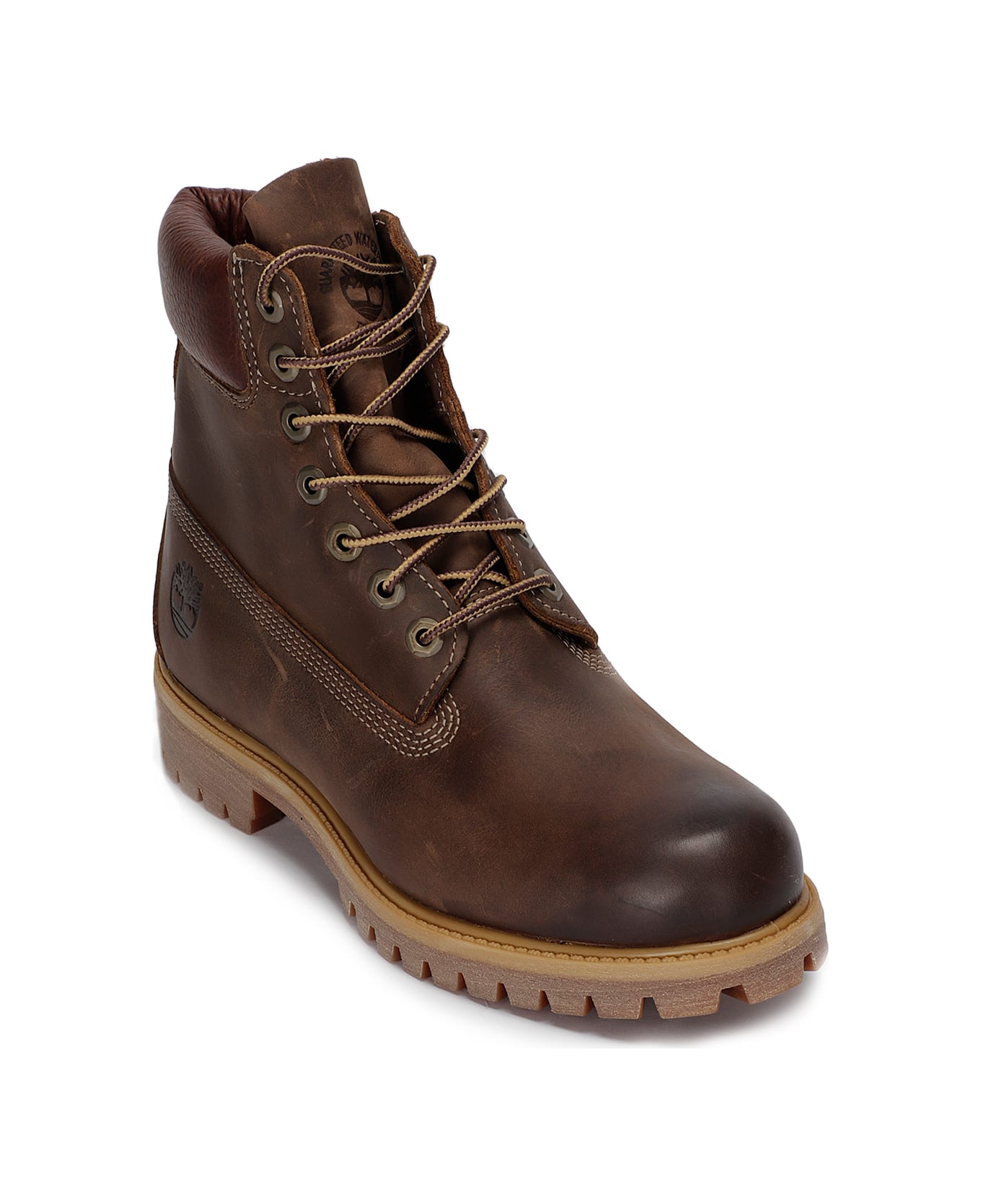 Timberland Premium 6 Inch Lace Up Waterproof - BROWN