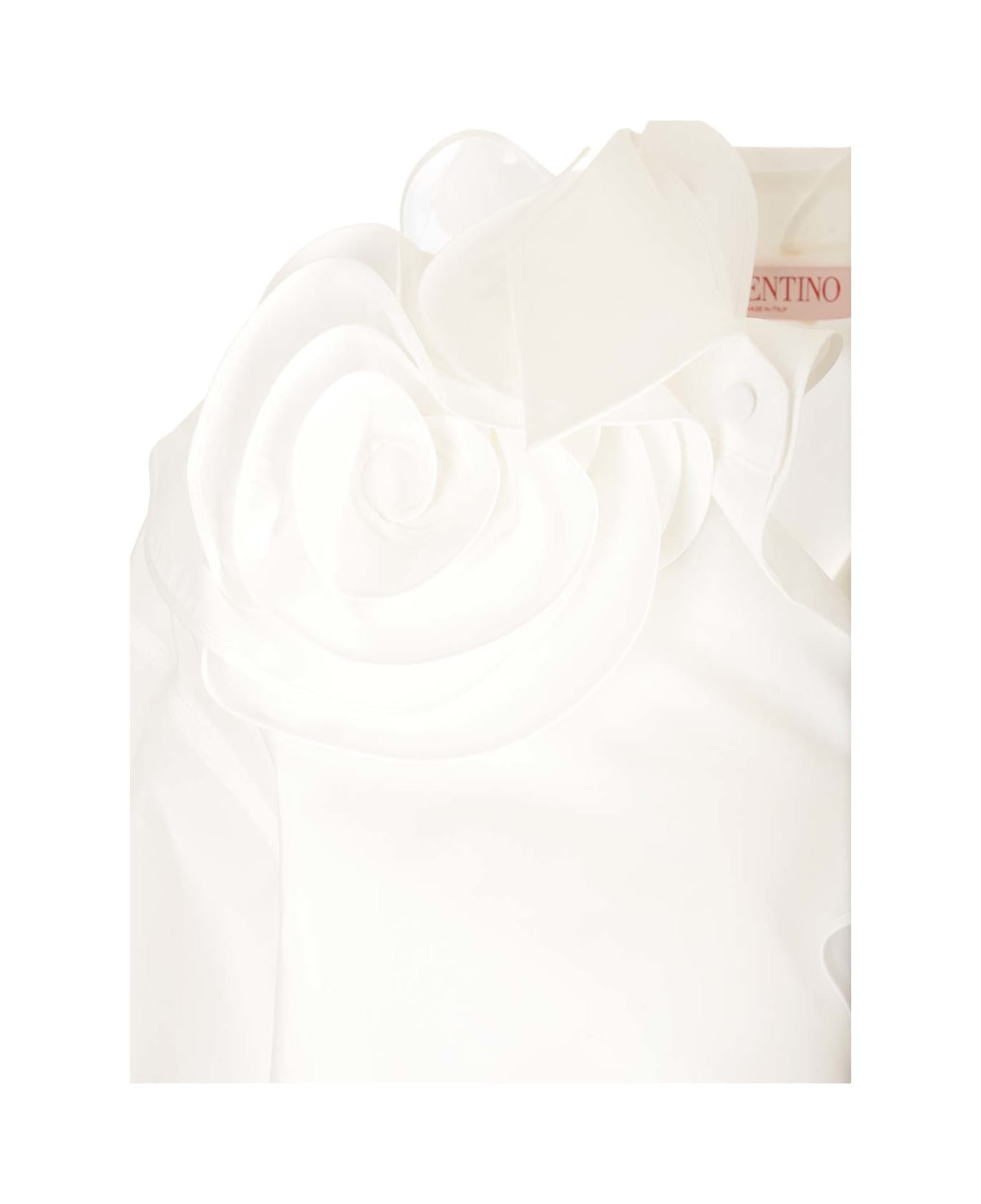 Valentino Garavani Rose Detail Shirt - White シャツ