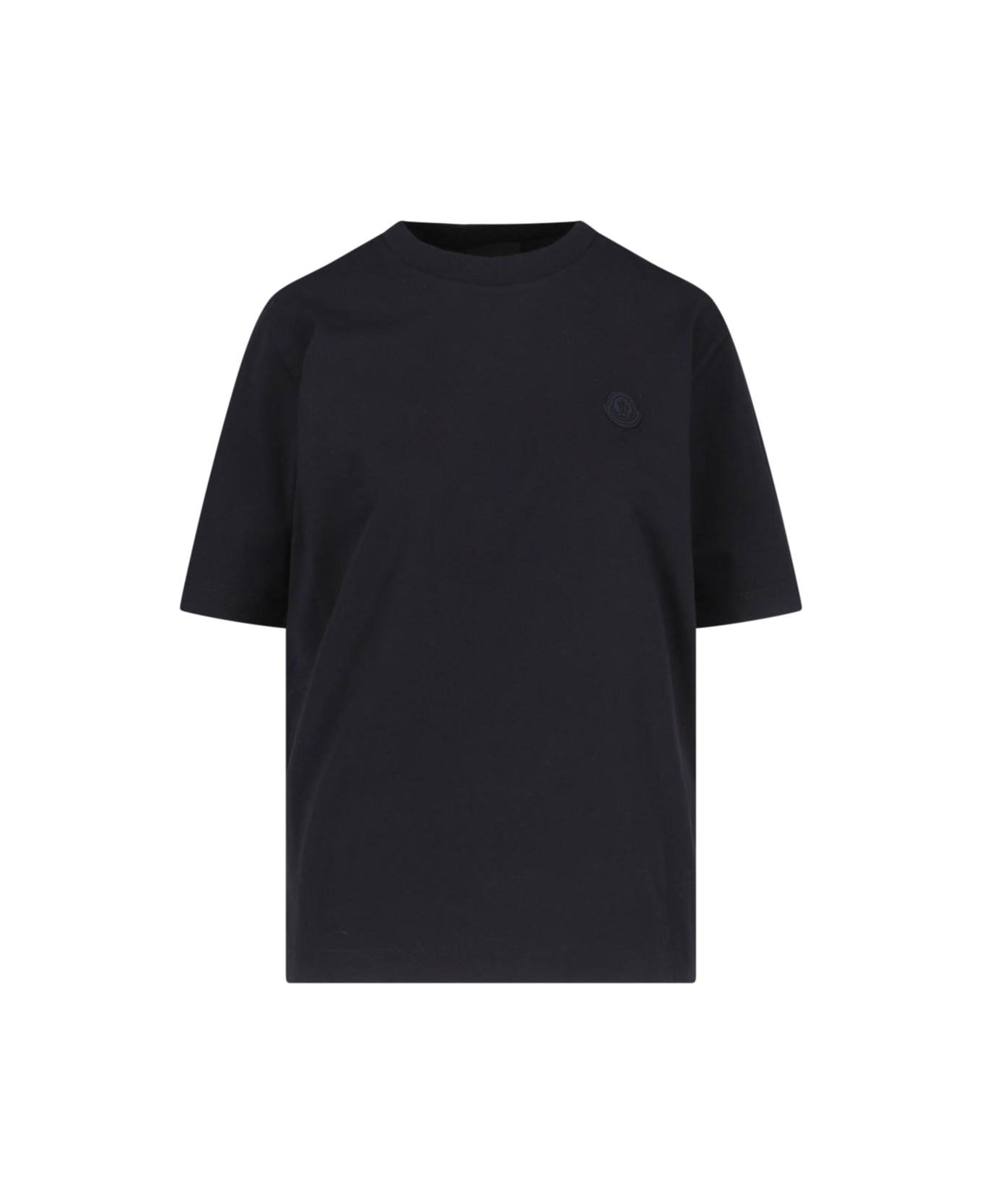 Moncler Logo T-shirt - Black