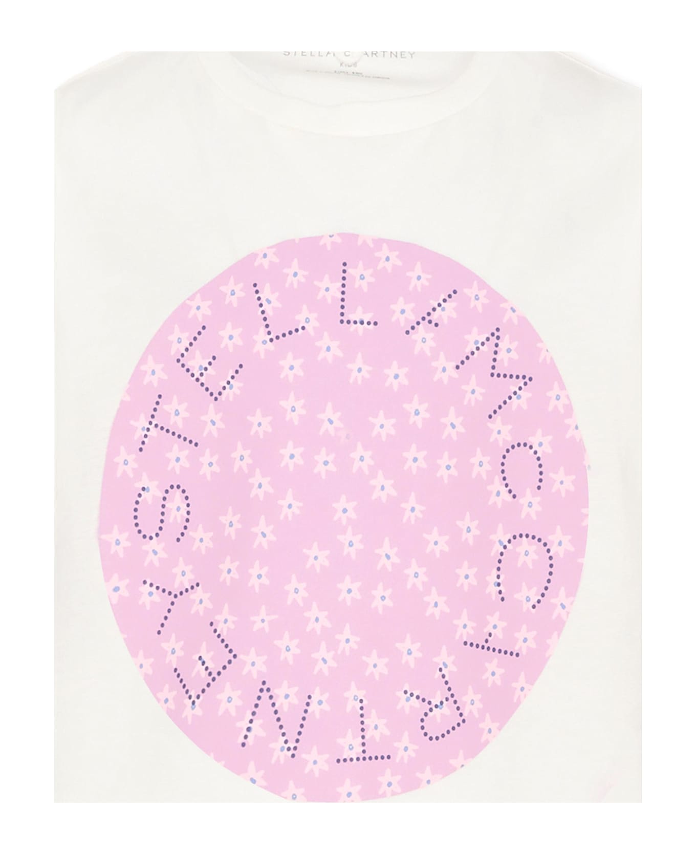 Stella McCartney Kids White T-shirt With Logo For Girl - White