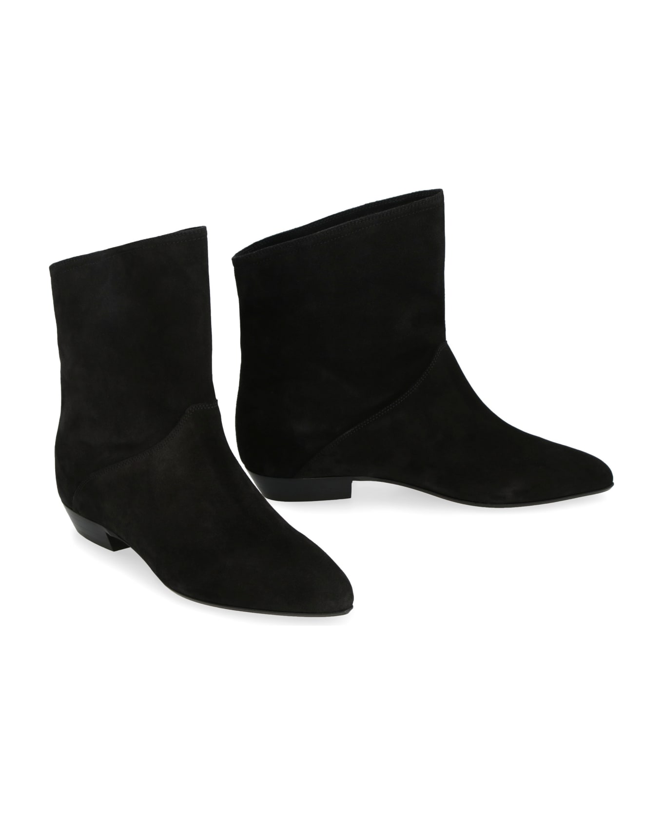 Isabel Marant Solvan Suede Ankle Boots - black