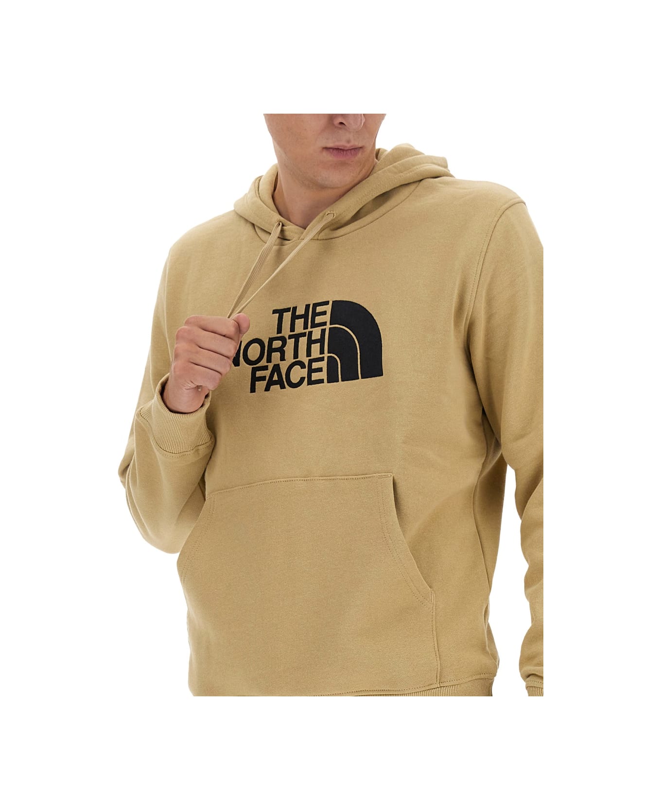 The North Face Sweatshirt With Logo - BEIGE