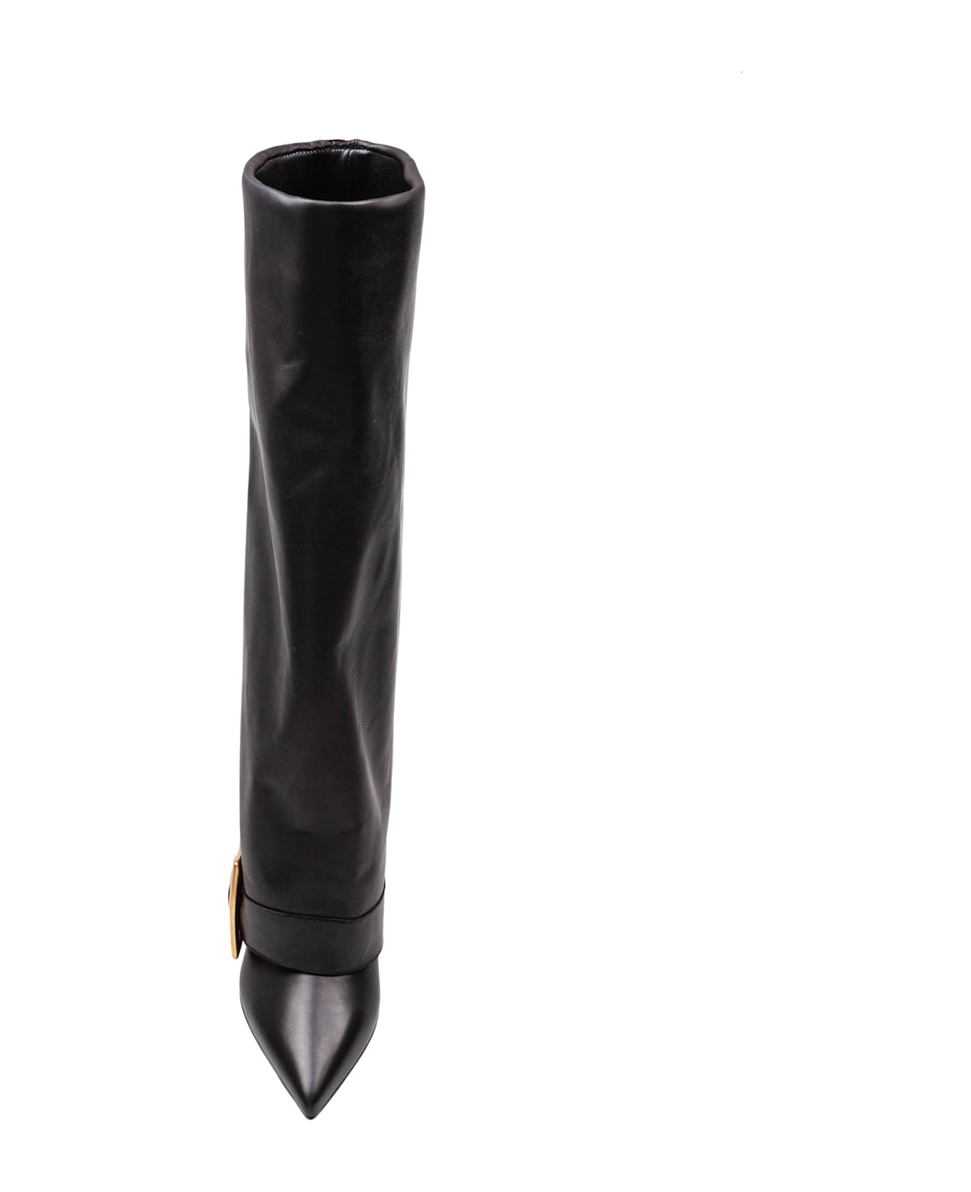 Balmain Boot Anthem-calfskin - Noir