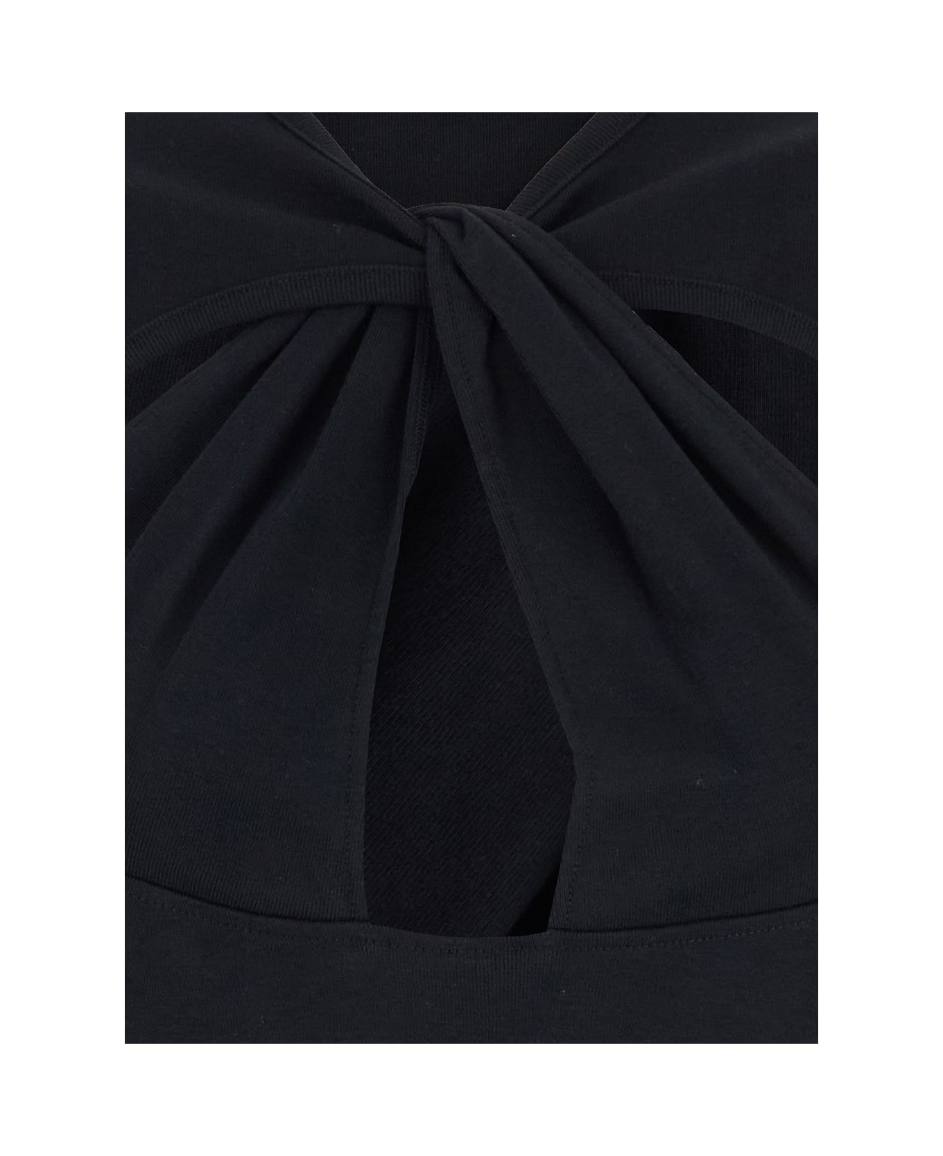Coperni Cut-out Baby Tee - Black