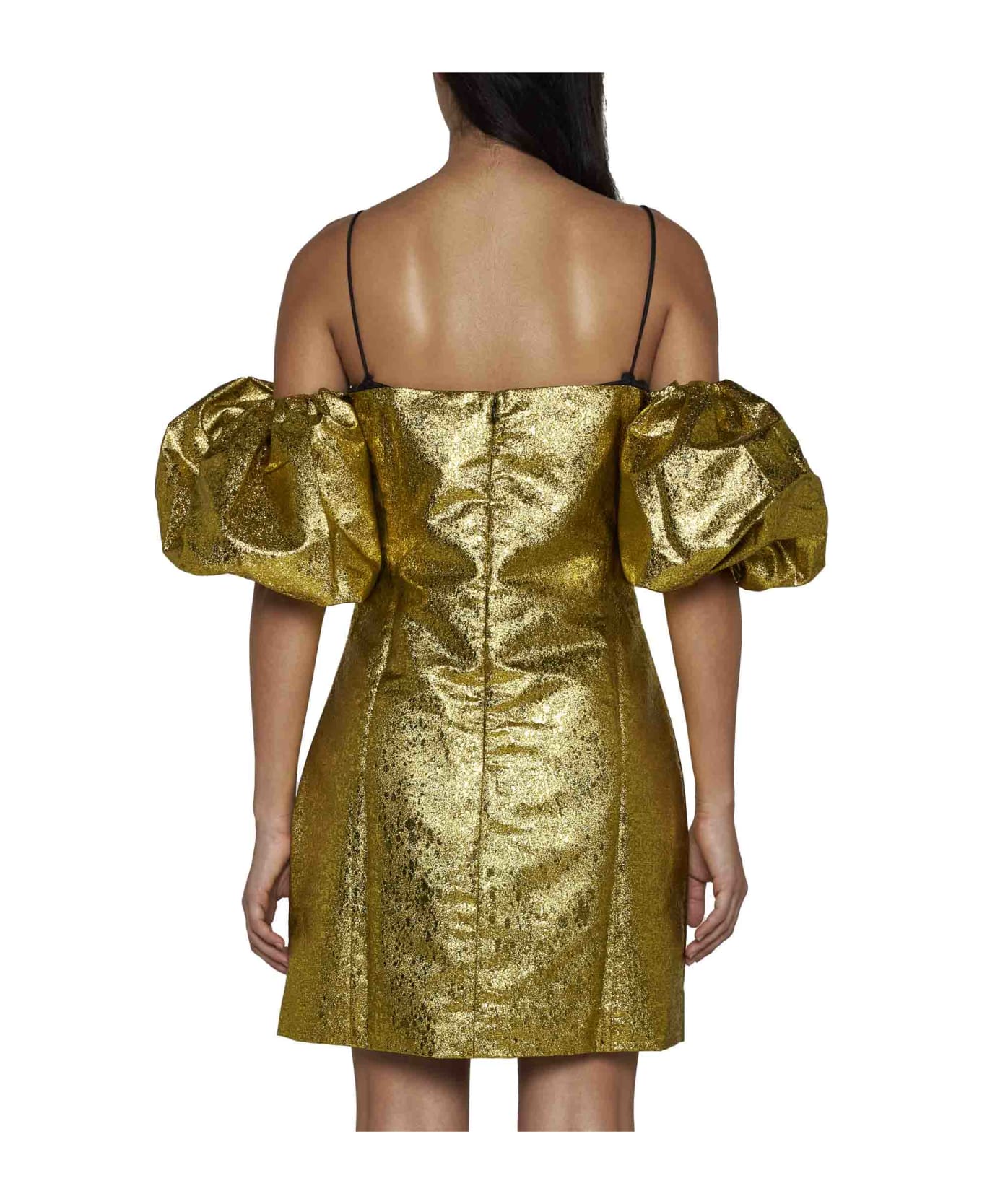 Stine Goya Dress - Luminescent gold