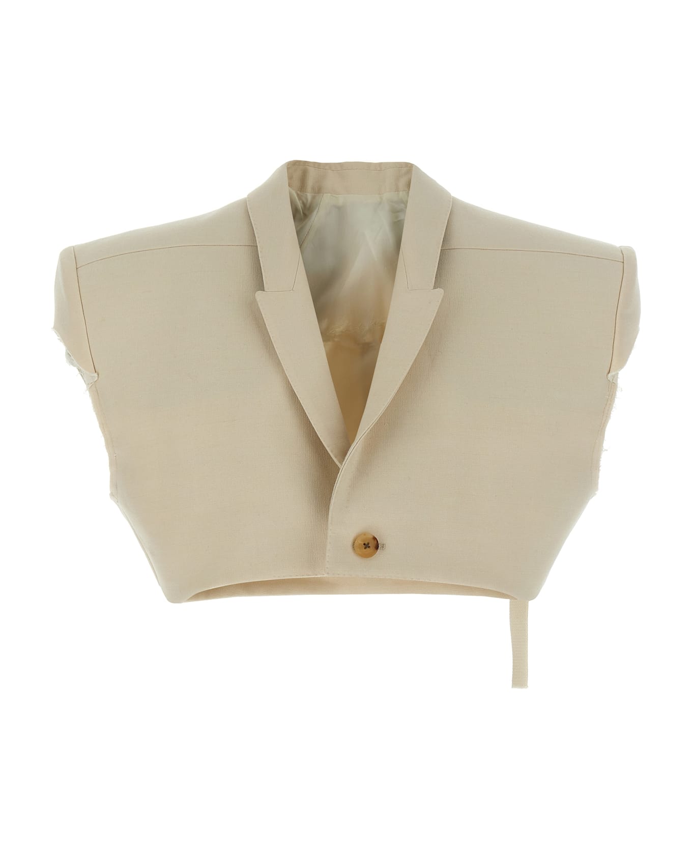 Rick Owens 
micro Tatlin
 Vest - Beige