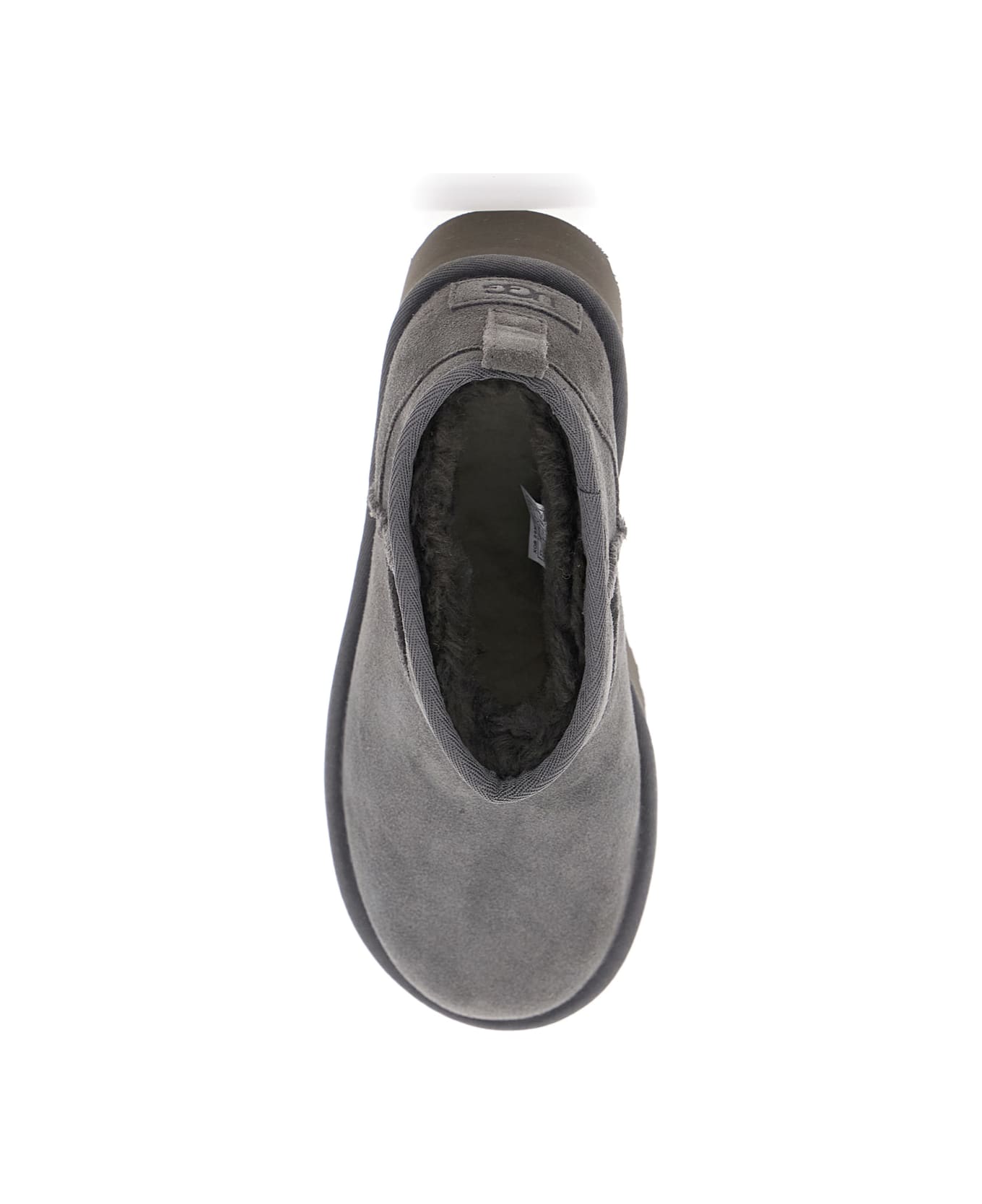 UGG 'ultra Mini Classic' Grey Pull-on Boots In Suede Woman - Grey