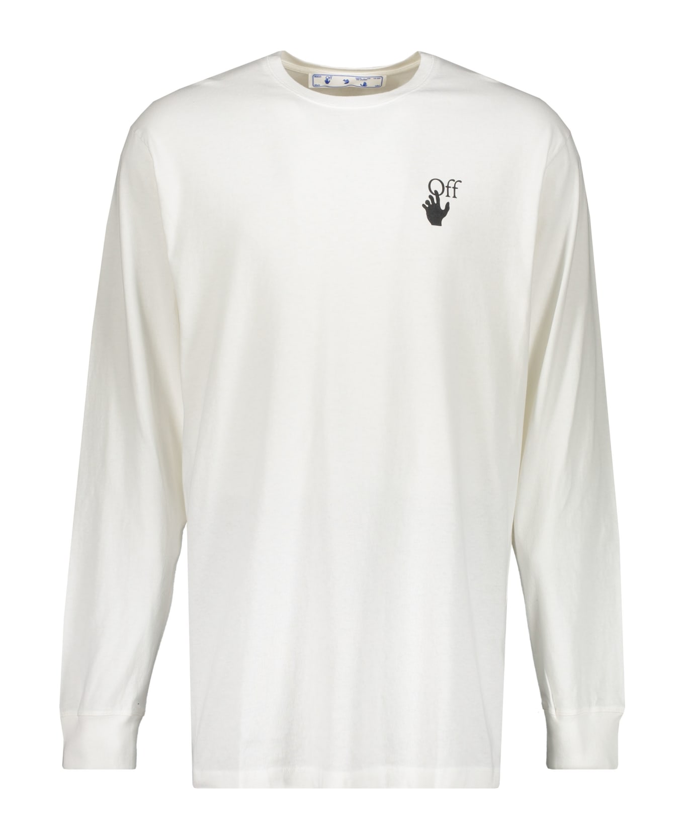 Off-White Logo Print T-shirt - White フリース